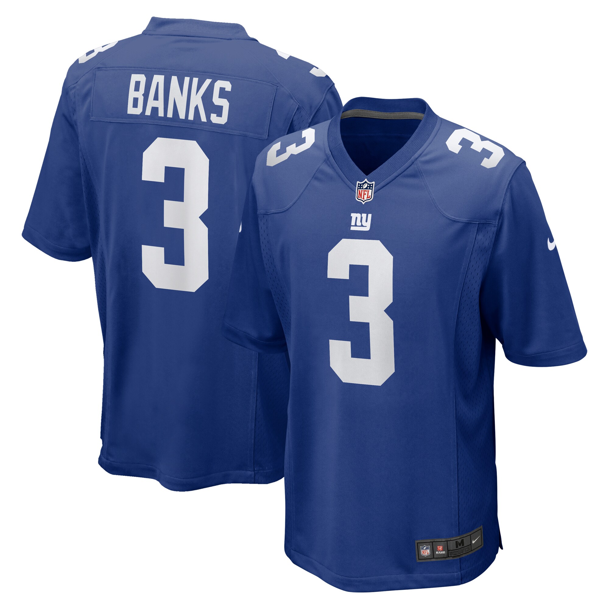 New York Giants Deonte Banks Royal Game NFL Jersey Men's