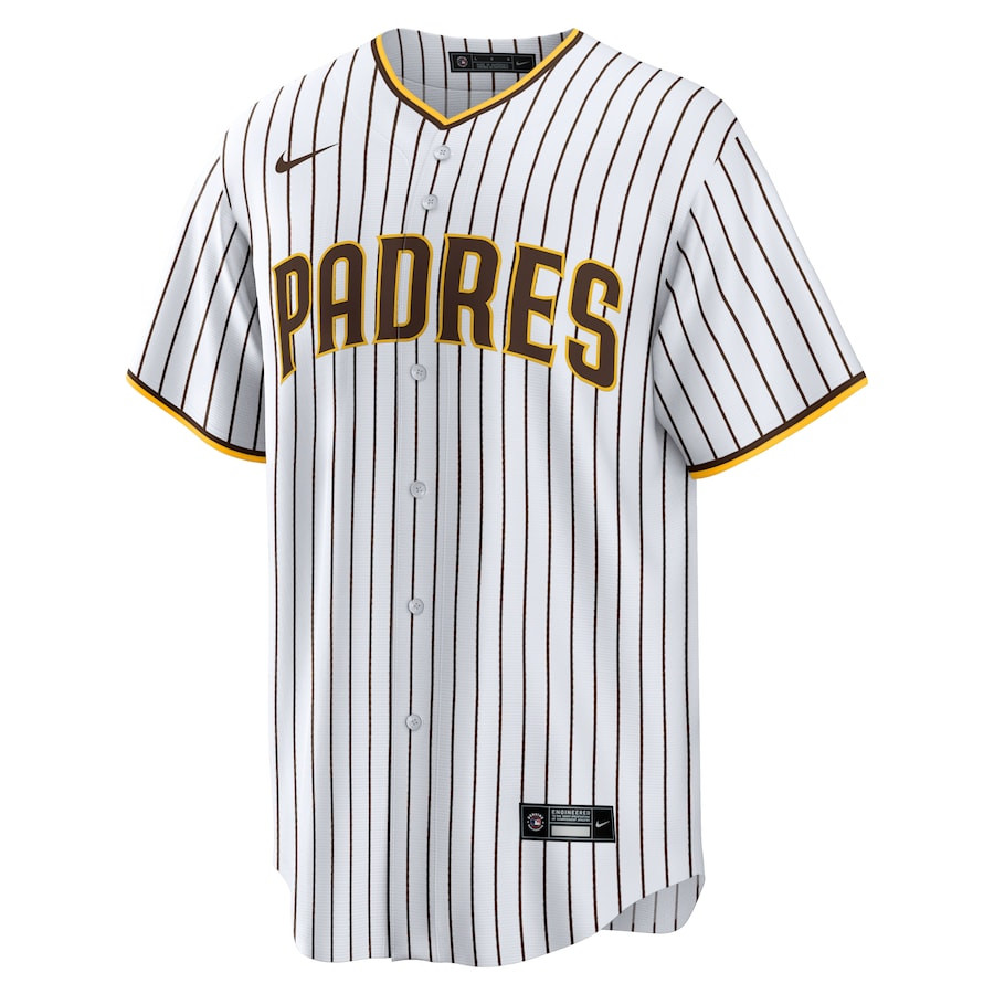 Jos? Azocar 28 San Diego Padres Home White MLB Jersey Men's