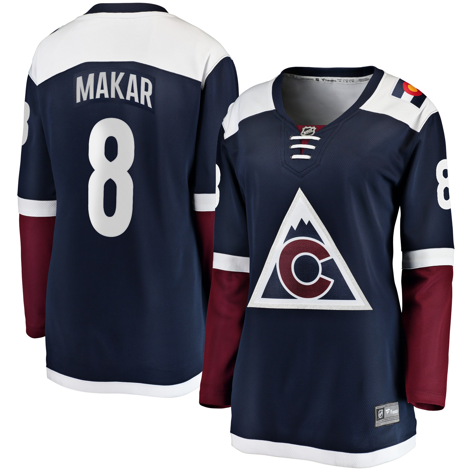 Colorado Avalanche Cale Makar Navy Alternate Premier Breakaway Player NHL Jersey Women's