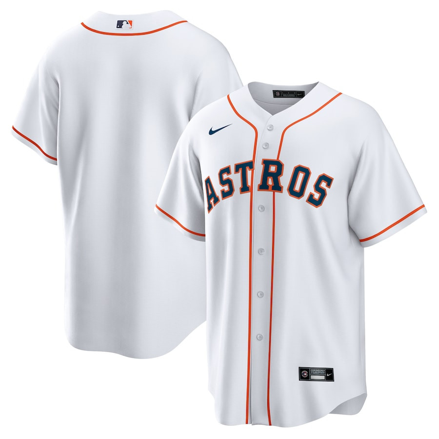 Houston Astros Home White MLB Jersey Men's