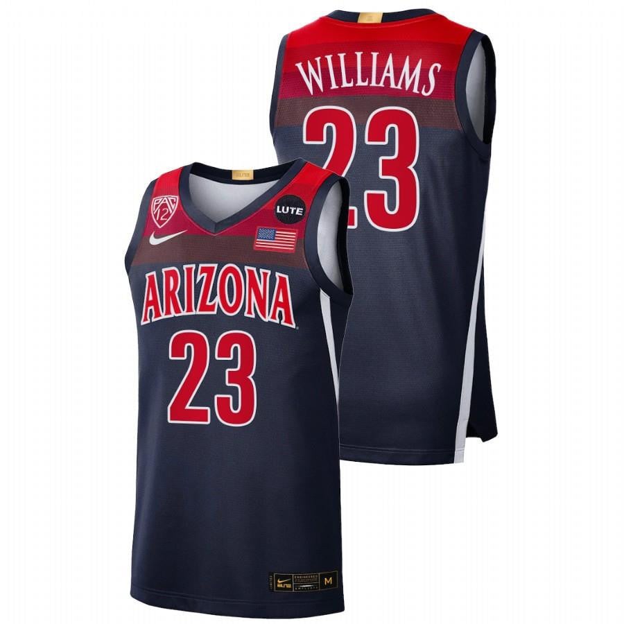 Derrick Williams 23 Navy Arizona Wildcats Elite Limited NCAA Jersey Men's