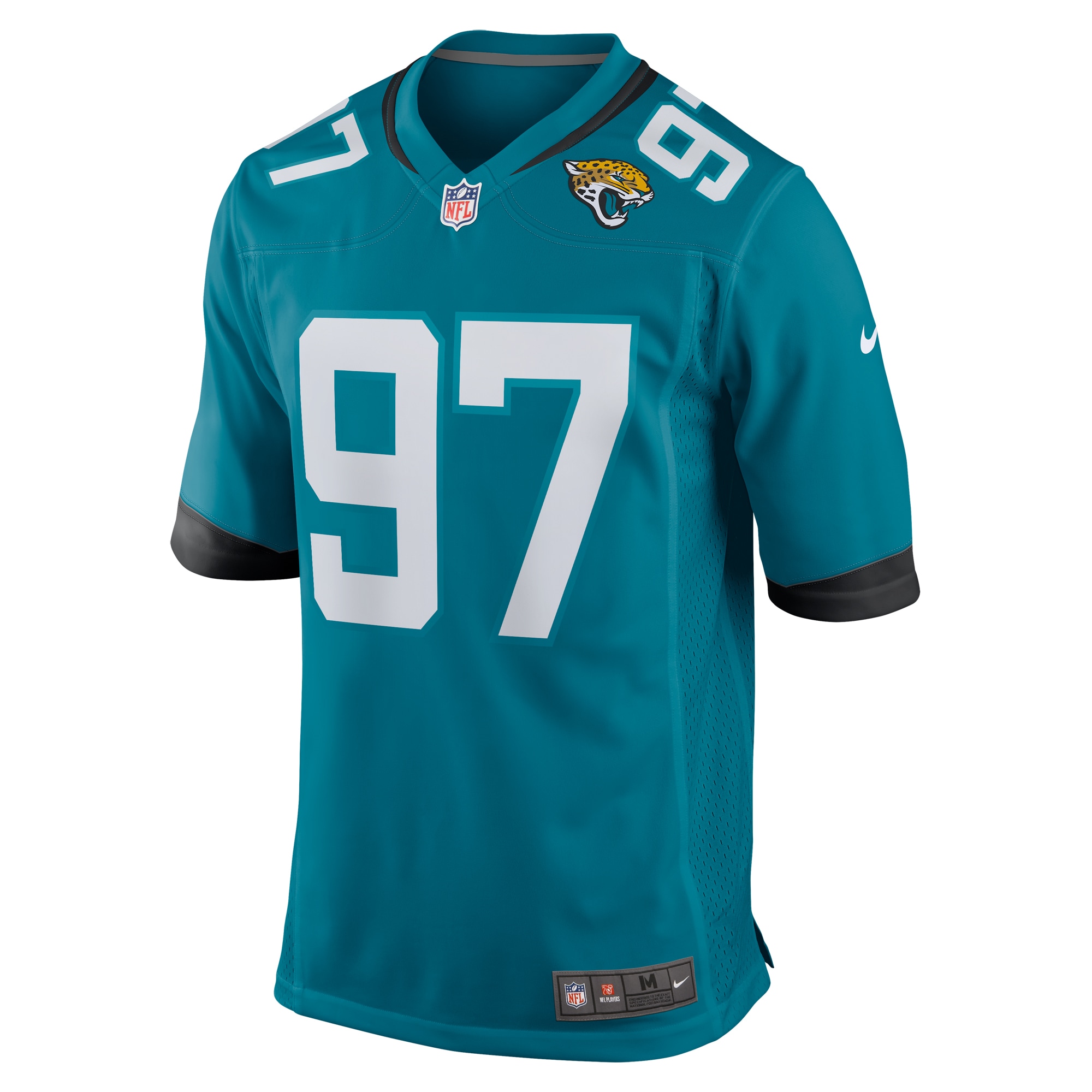 Jacksonville Jaguars Henry Mondeaux Teal Game NFL Jersey Men's