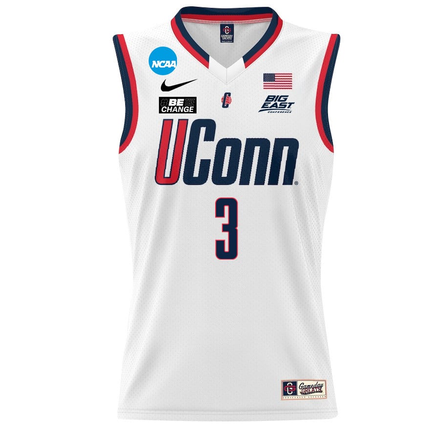 Aaliyah Edwards 3 UConn Huskies 2024 White Unisex NCAA Jersey Unisex
