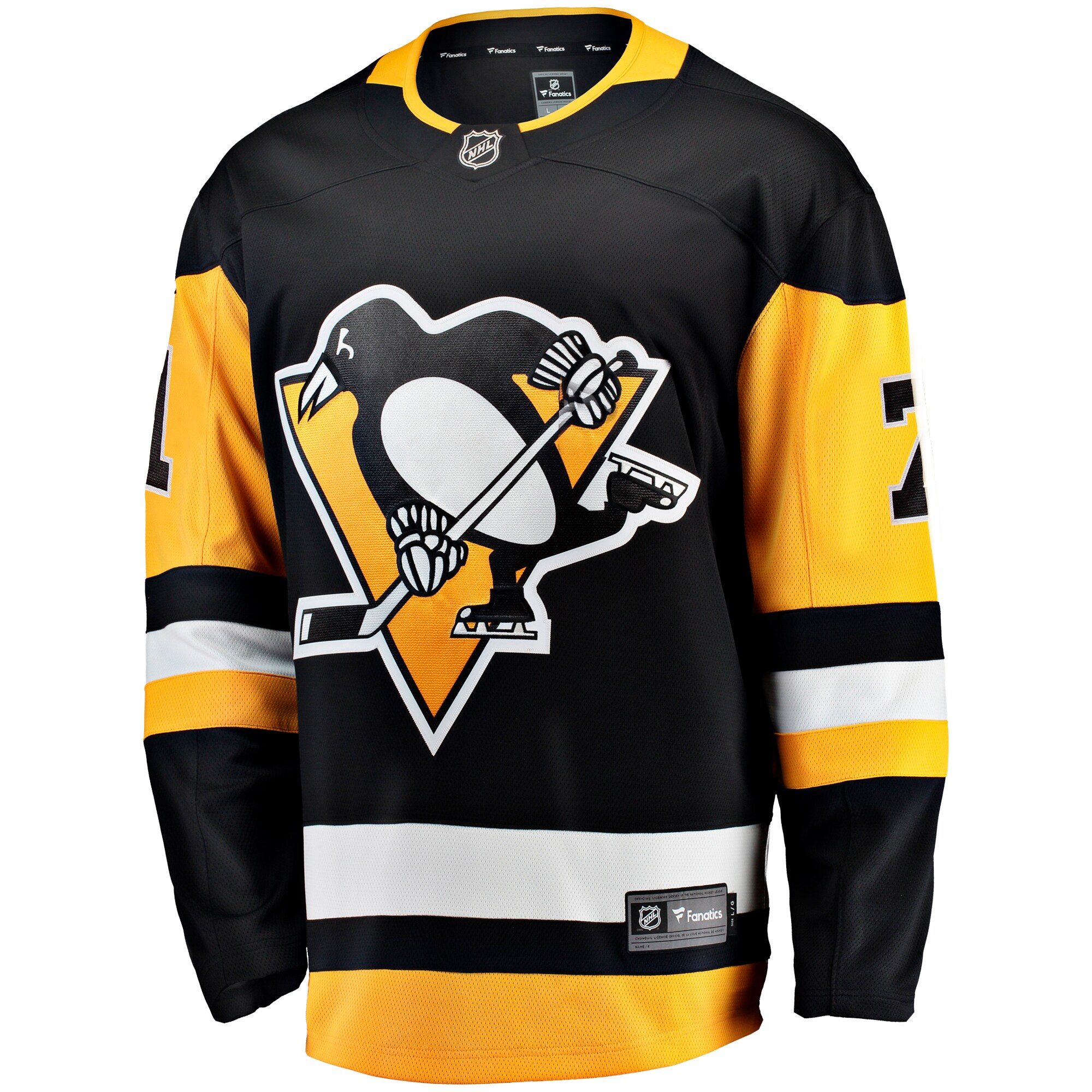 Pittsburgh Penguins Evgeni Malkin Black Home Breakaway NHL Jersey Men's