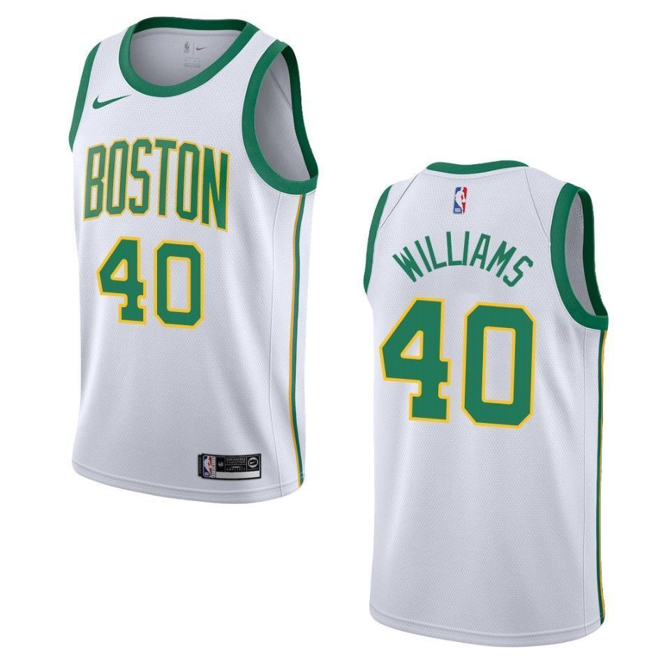 Boston Celtics 40 Grant Williams City Swingman White NBA Jersey Men's
