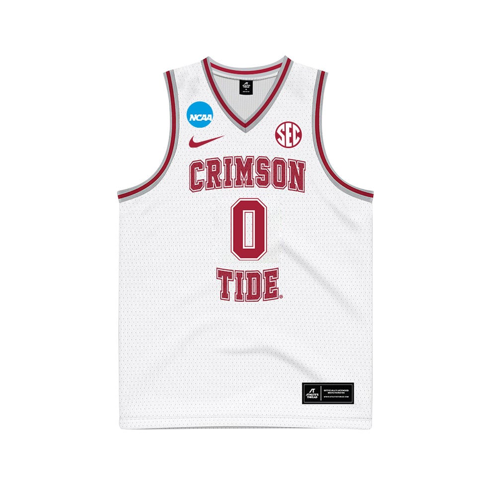 Kris Parker 0 Alabama Crimson Tide 2024 White Unisex NCAA Jersey Unisex