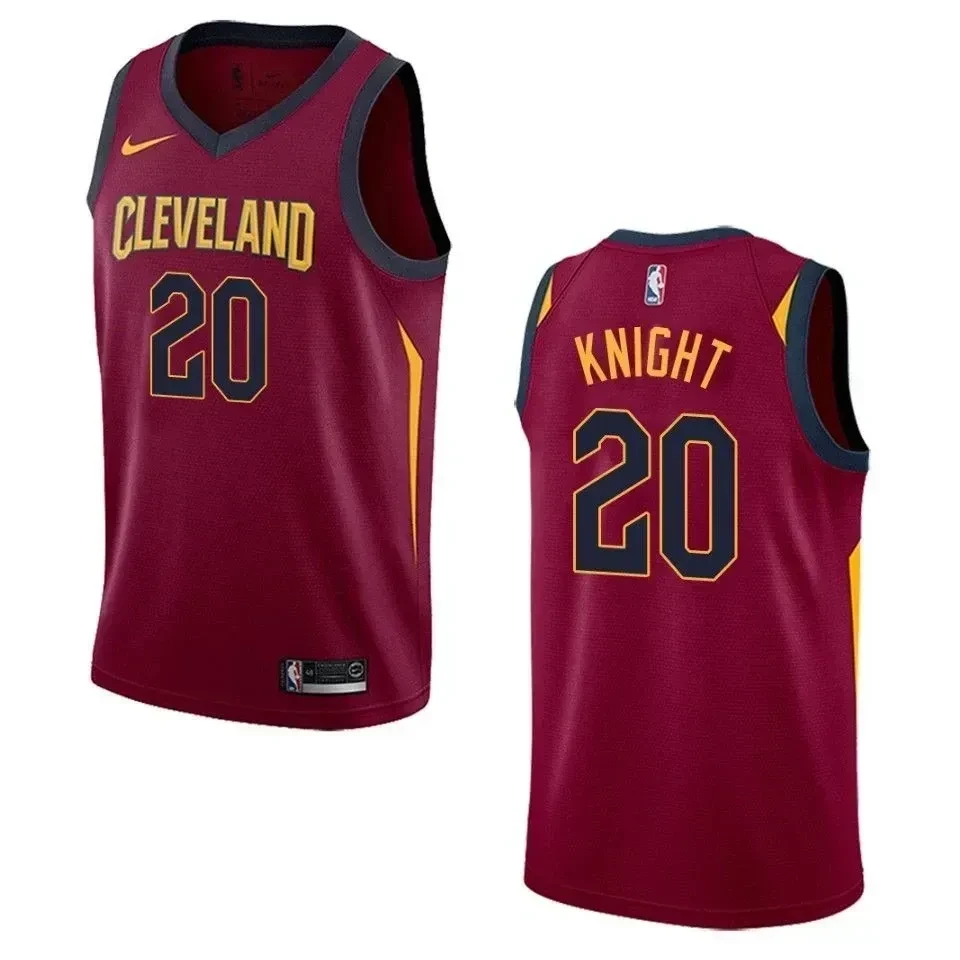 Cleveland Cavaliers 20 Brandon Knight Icon Swingman Maroon NBA Jersey Men's