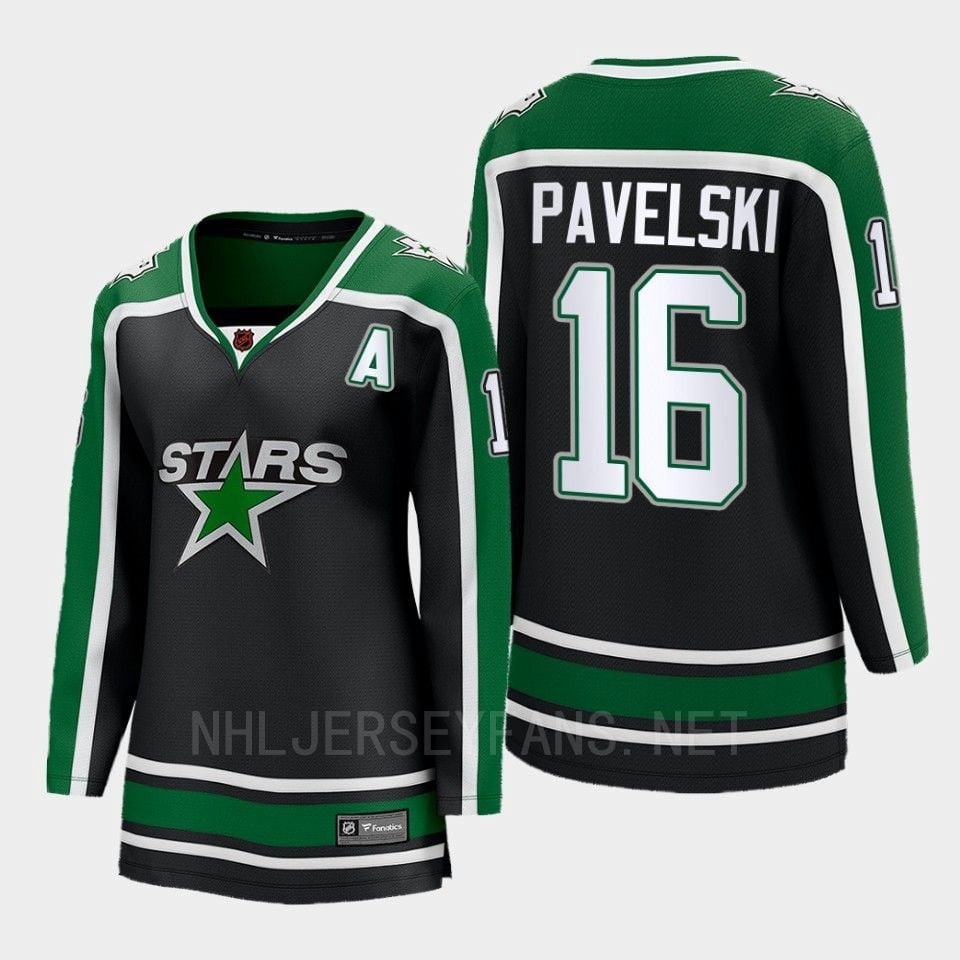 Joe Pavelski 16 Dallas Stars 2022 Special Edition 2.0 Breakaway Player Retro Black NHL Jersey Women's