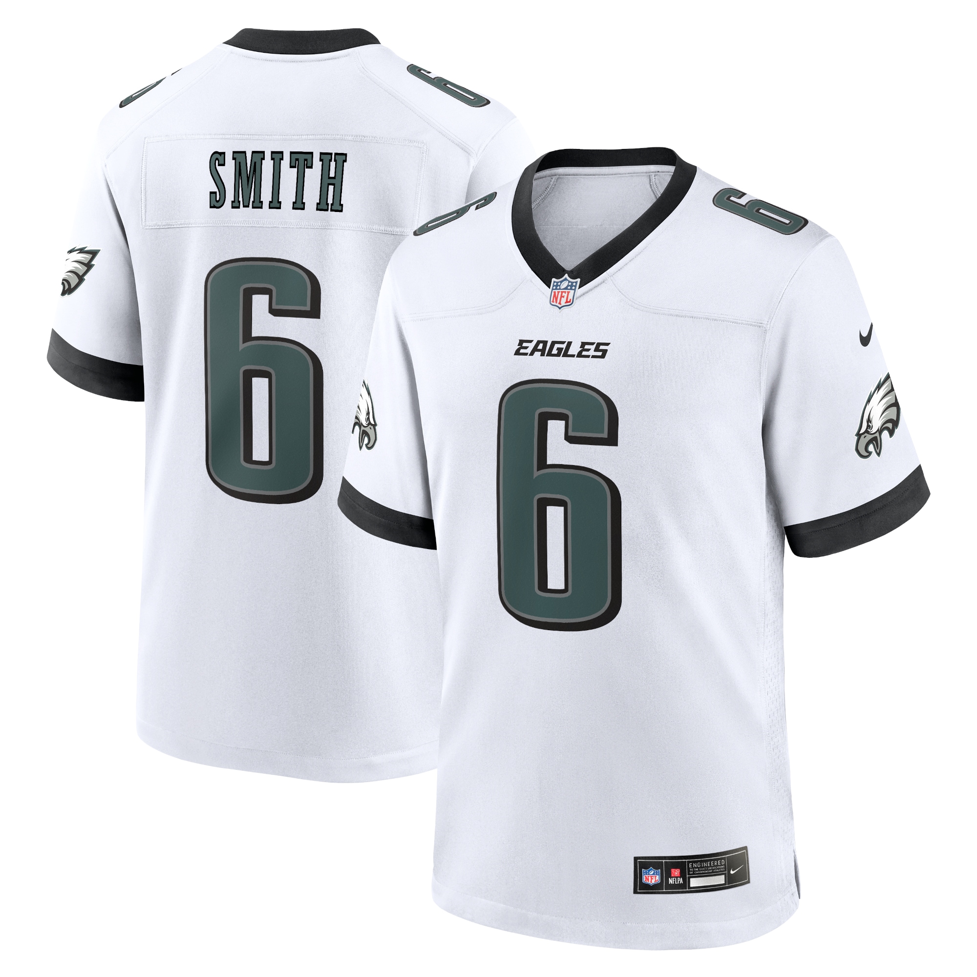 Philadelphia Eagles DeVonta Smith White White Game NFL Jersey Men's