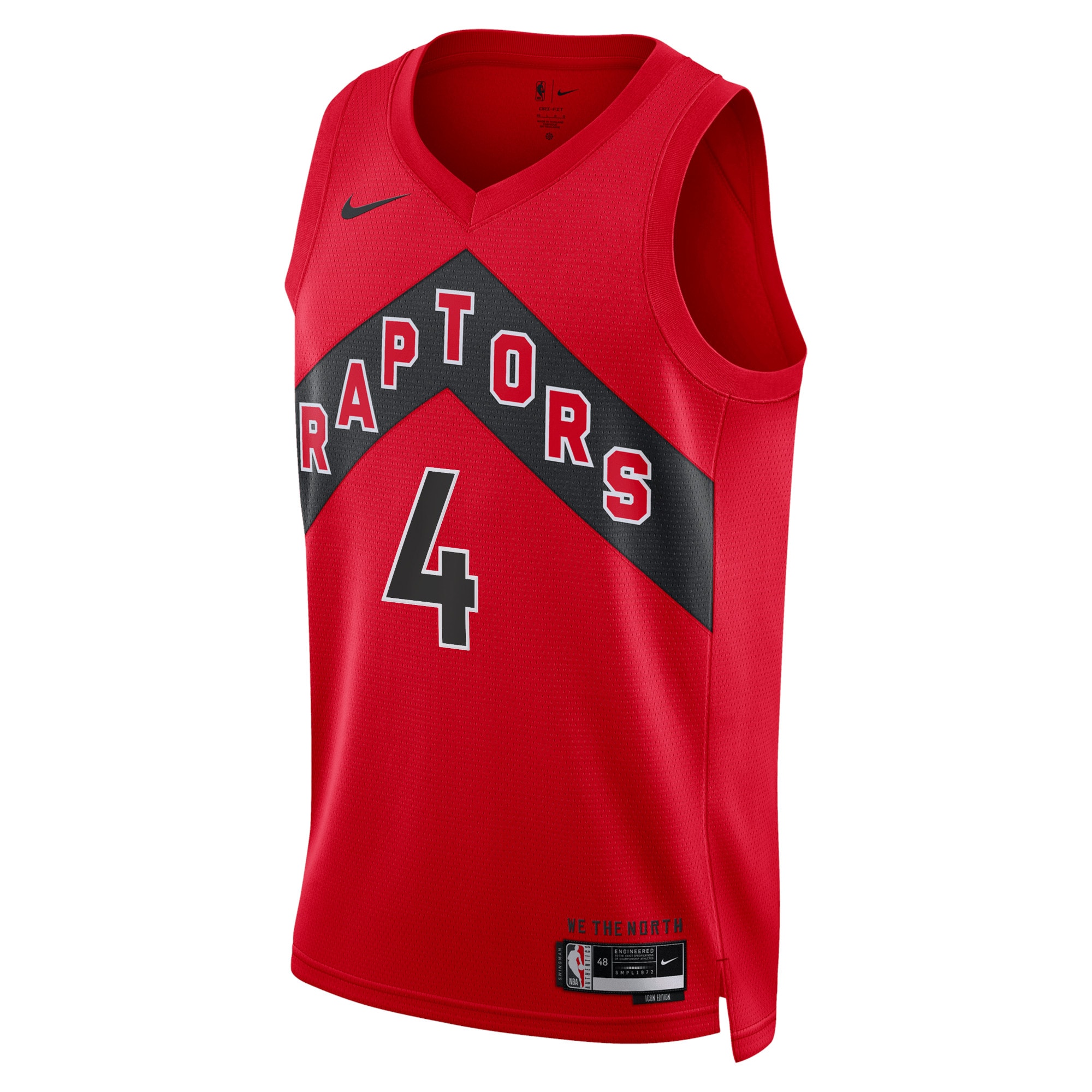 Toronto Raptors Icon Edition Swingman Red Scottie Barne Unisex NBA Jersey Unisex