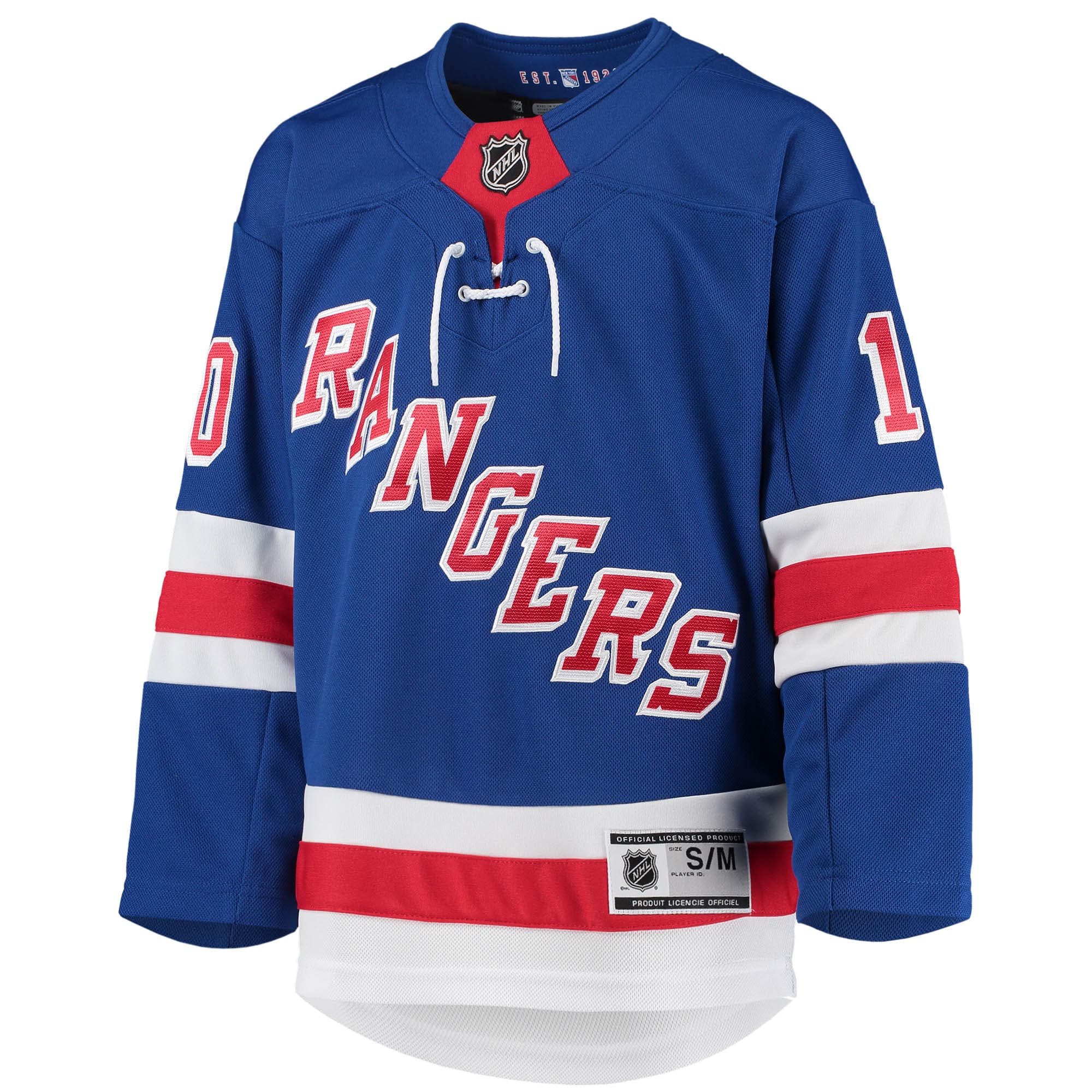 New York Rangers Artemi Panarin Blue Home Premier Player NHL Jersey Youth