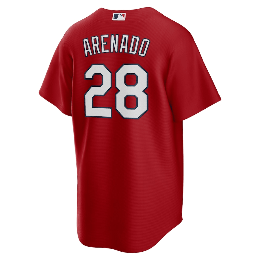 Nolan Arenado 28 St. Louis Cardinals Alternate Red MLB Jersey Men's