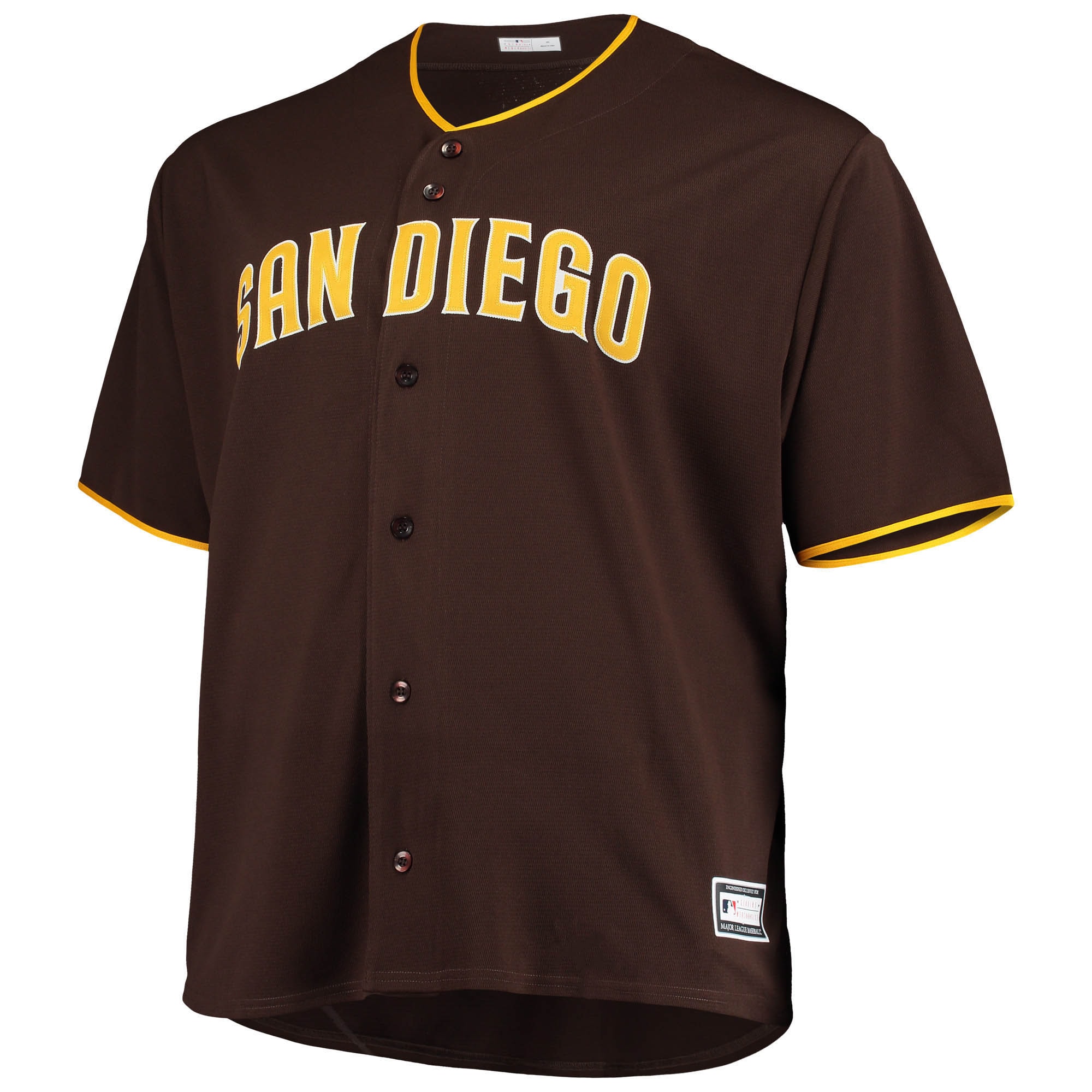 San Diego Padres Sand/Brown Big Tall Alternate Team MLB Jersey Men's