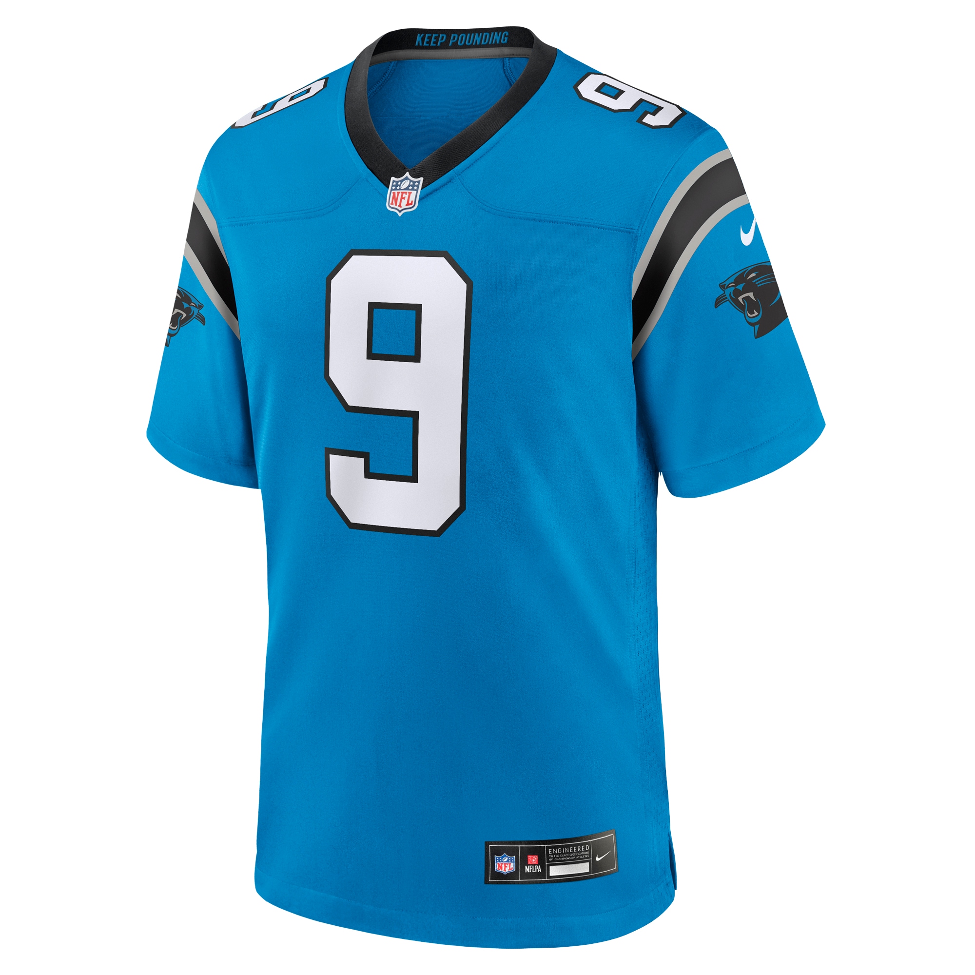 Carolina Panthers Bryce Young Blue Alternate Game NFL Jersey Men's