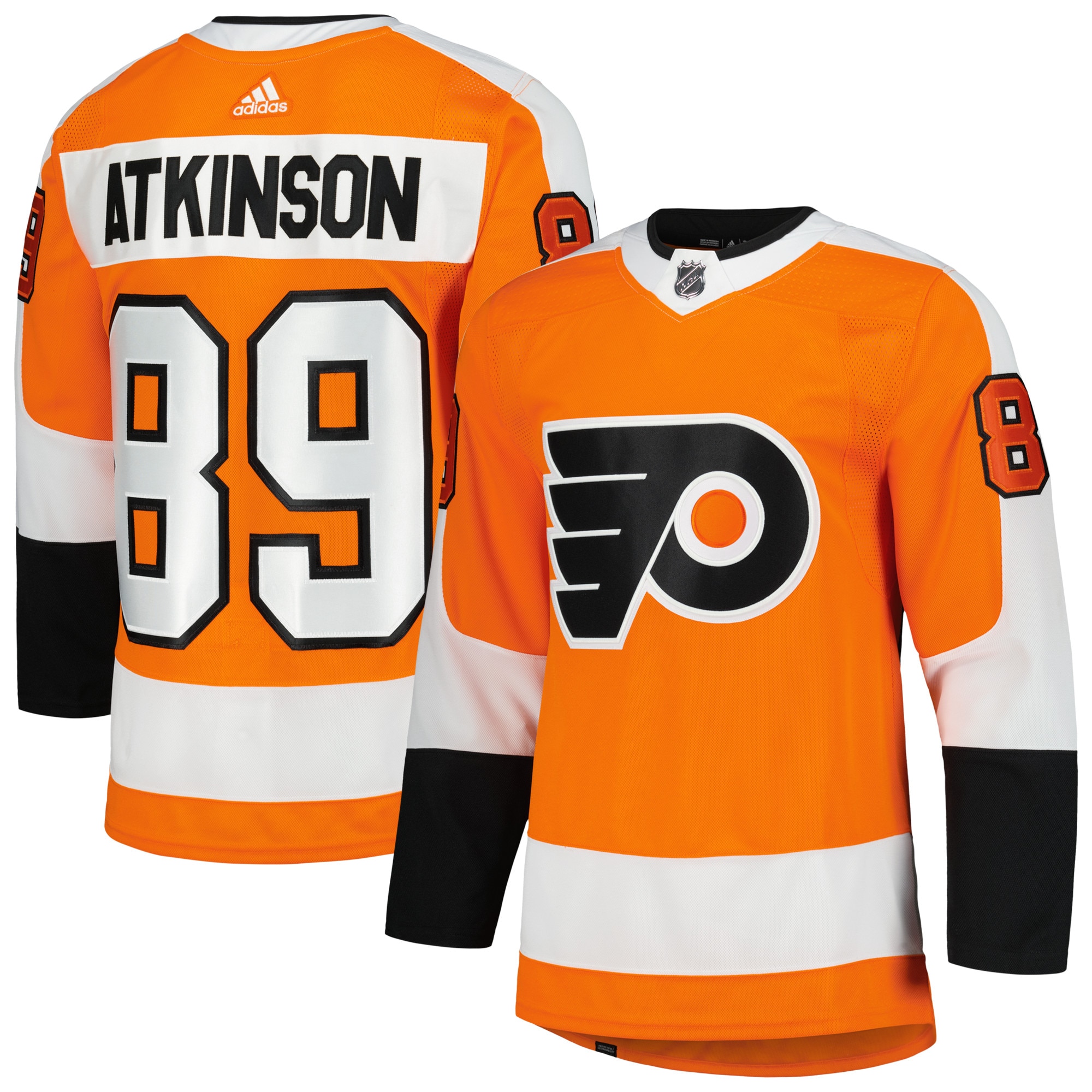 Philadelphia Flyers Cam Atkinson Orange Home Primegreen Player NHL Jersey Men's