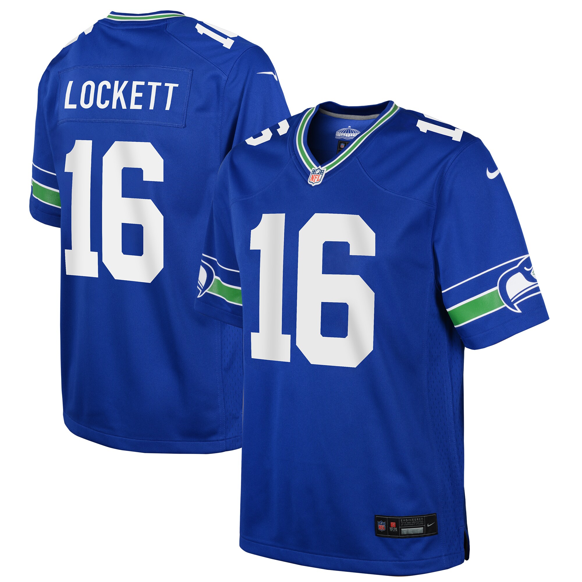 Seattle Seahawks Tyler Lockett Royal Game NFL Jersey Youth