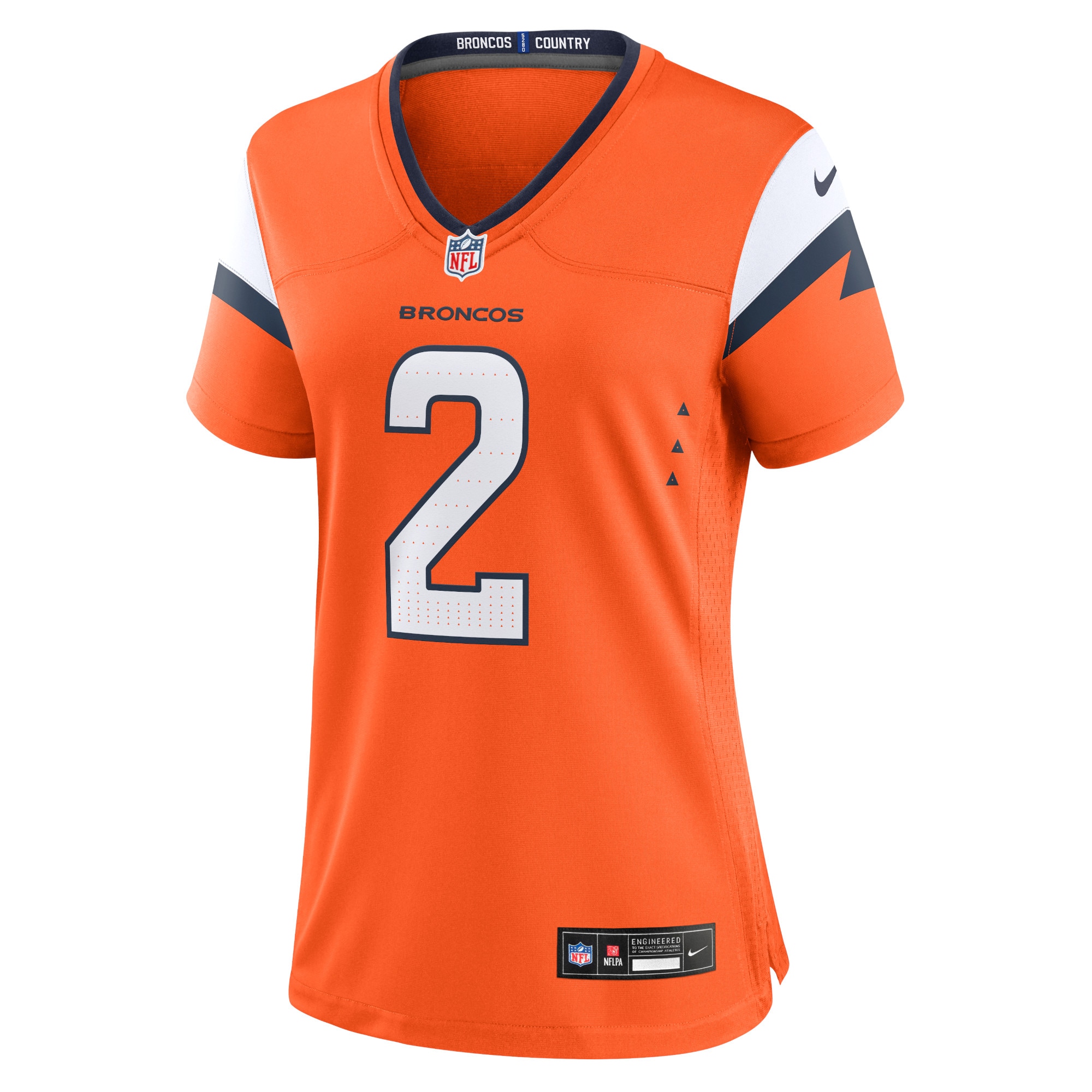 Denver Broncos Patrick Surtain II Orange Mile High Collection Game NFL Jersey Women's