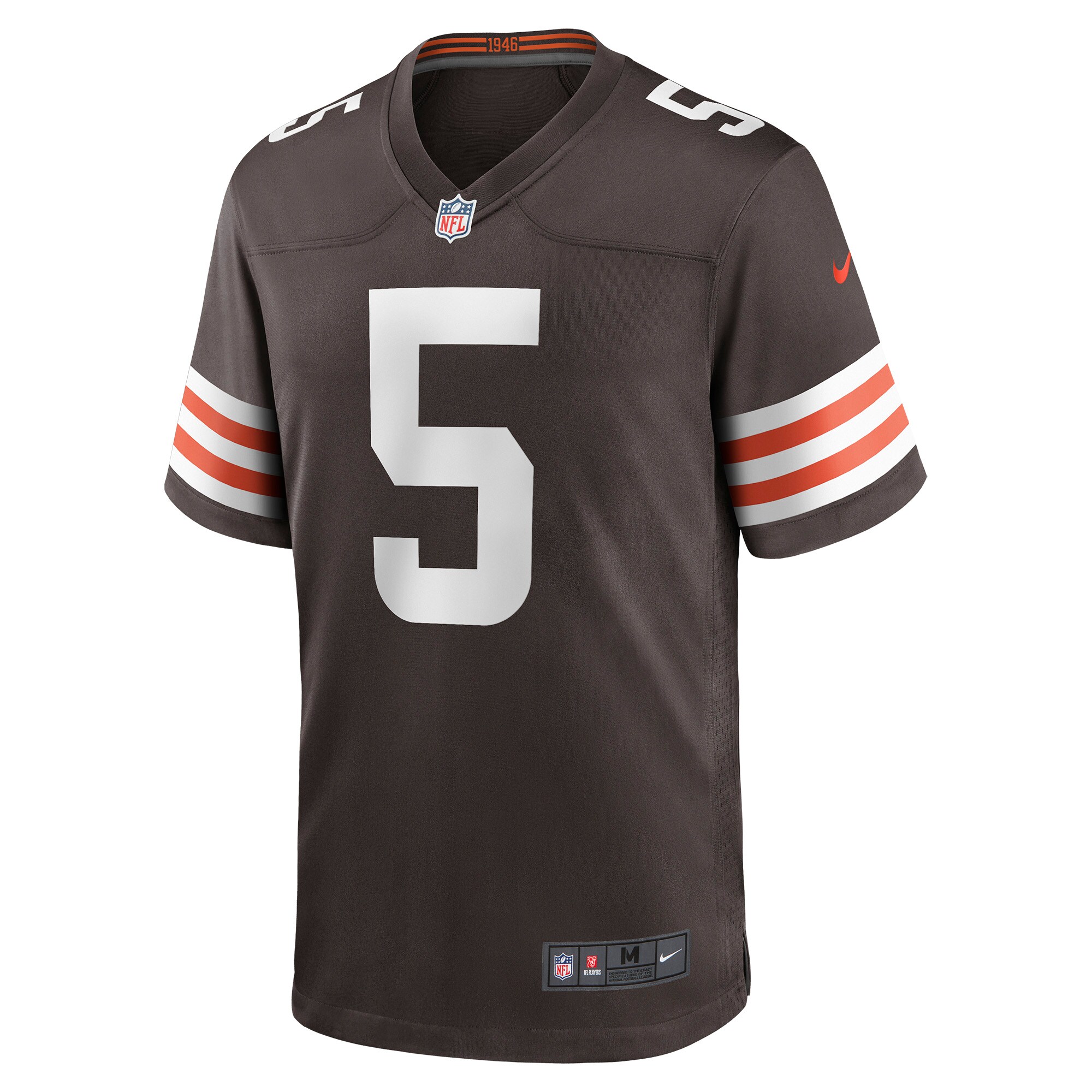 Cleveland Browns Anthony Walker Jr. Brown Player Game NFL Jersey Men's