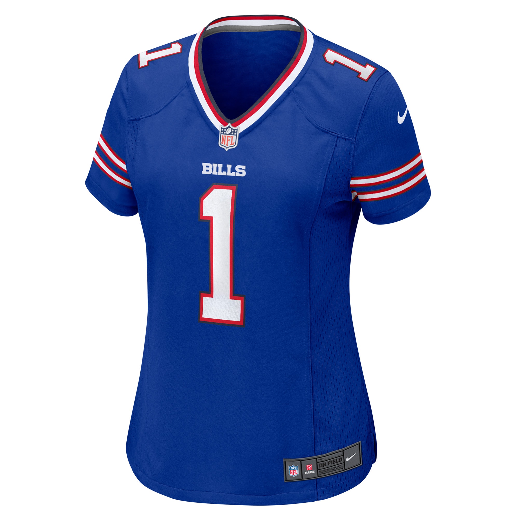 Buffalo Bills Number 1 Bride Royal Game NFL Jersey Women's