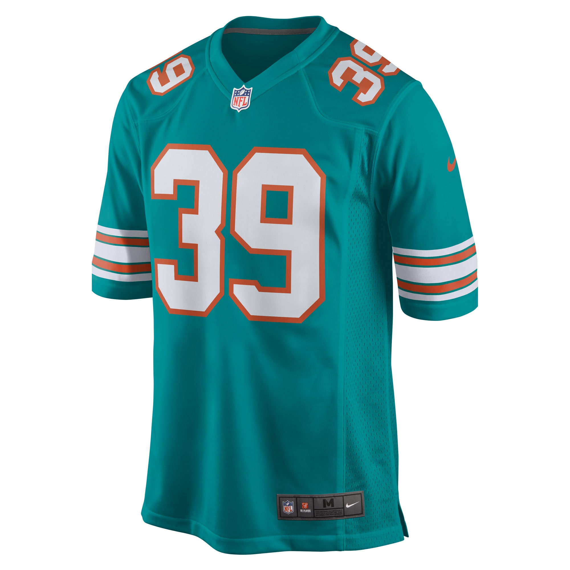Miami Dolphins Larry Csonka Aqua Retired Player NFL Jersey Men's