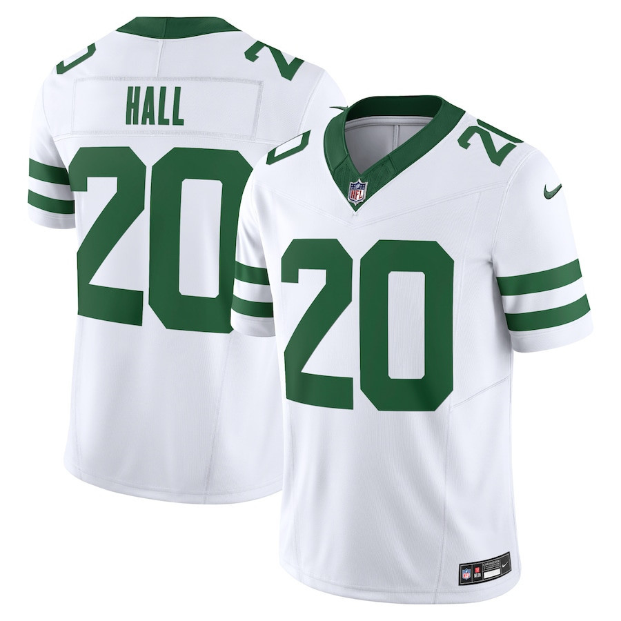 Breece Hall 20 New York Jets Vapor F.U.S.E. Limited Legacy White NFL Jersey Men's