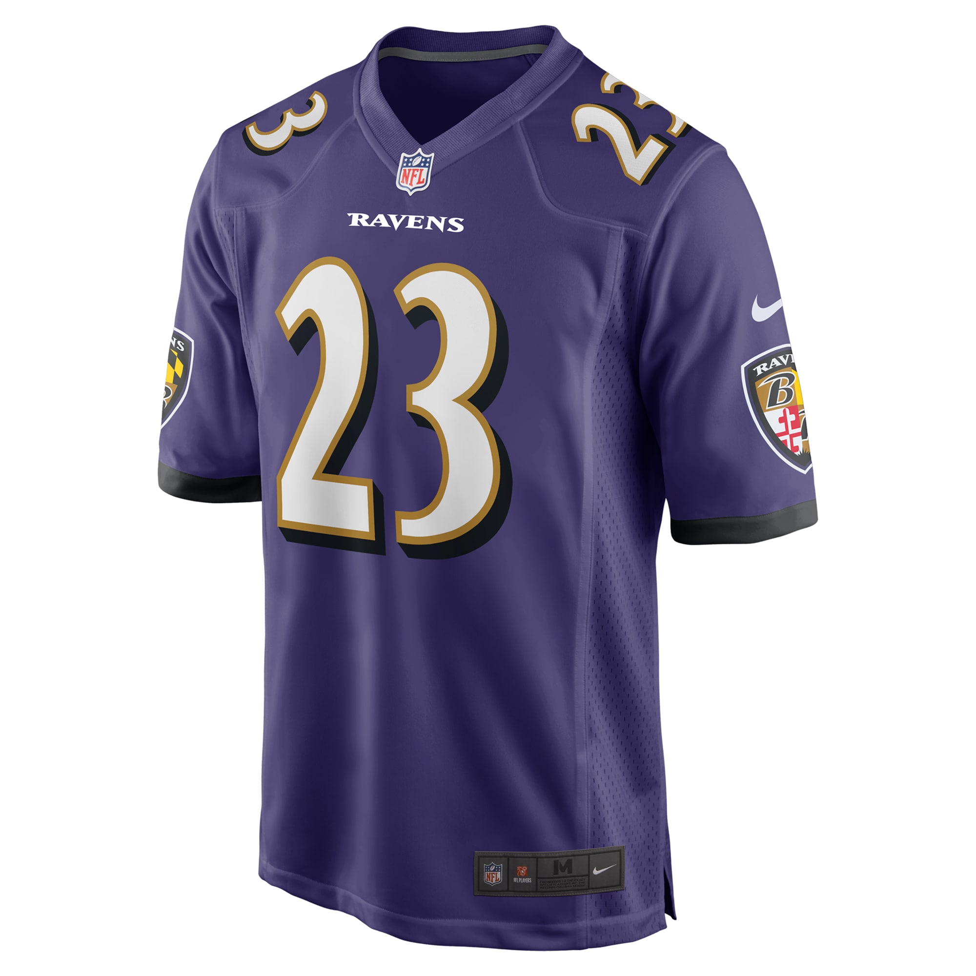 Baltimore Ravens Trenton Simpson Purple Team Game NFL Jersey Men's