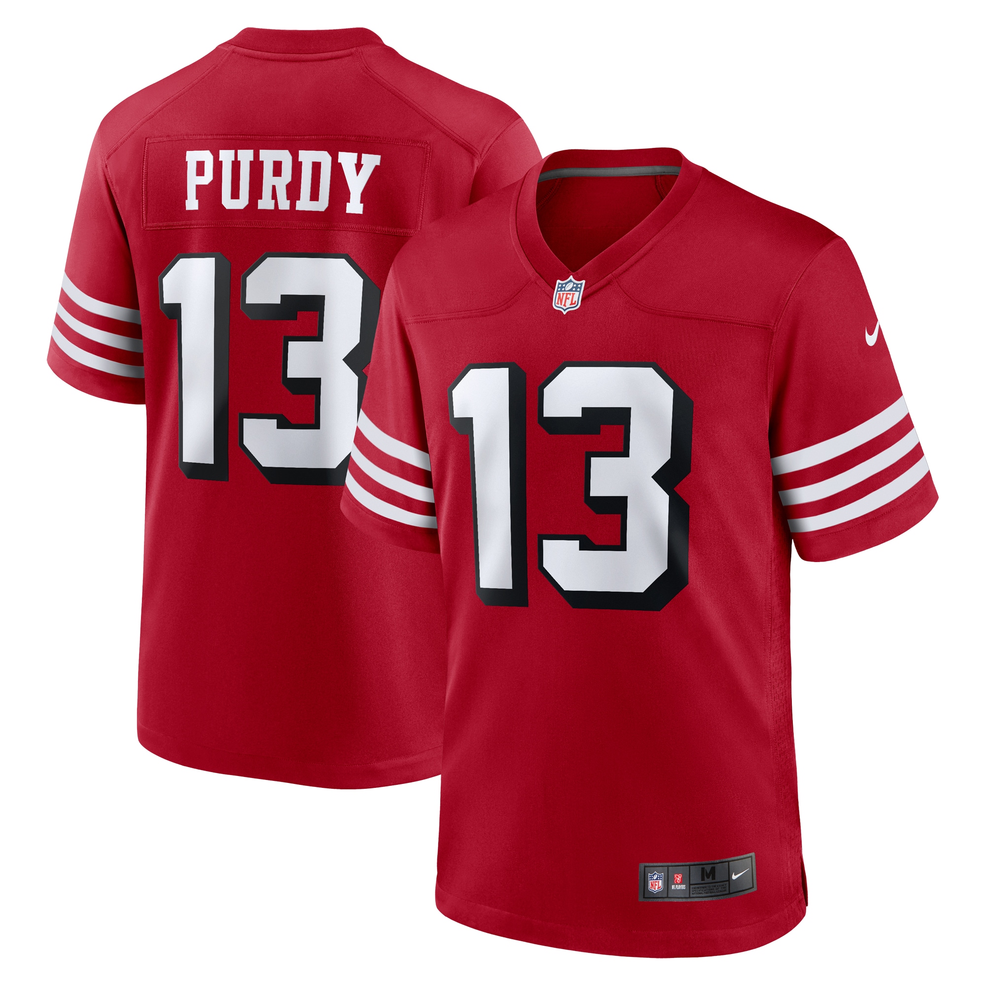 San Francisco 49ers Brock Purdy Scarlet Alternate Game Player NFL Jersey Men's