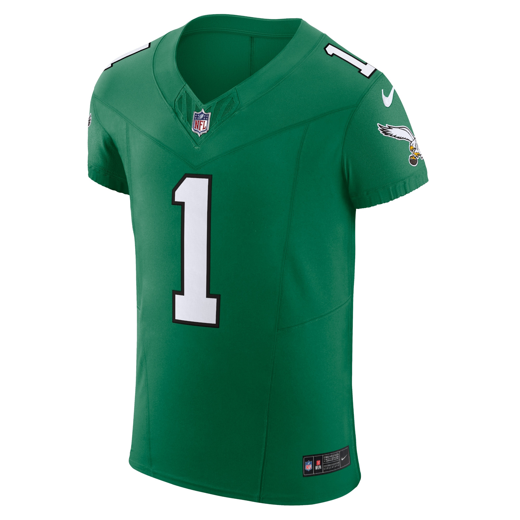 Philadelphia Eagles Jalen Hurts Kelly Green 2nd Alternate Vapor F.U.S.E. Elite NFL Jersey Men's