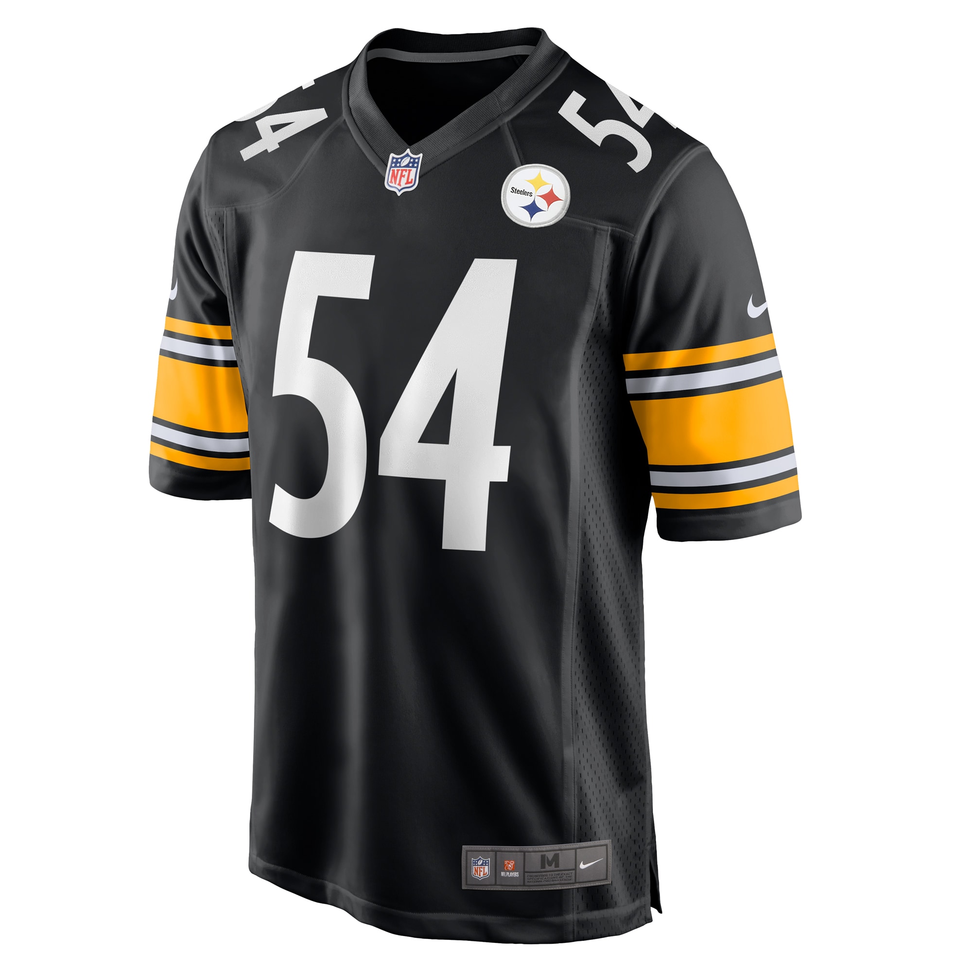 Pittsburgh Steelers Kwon Alexander Black Game NFL Jersey Men's