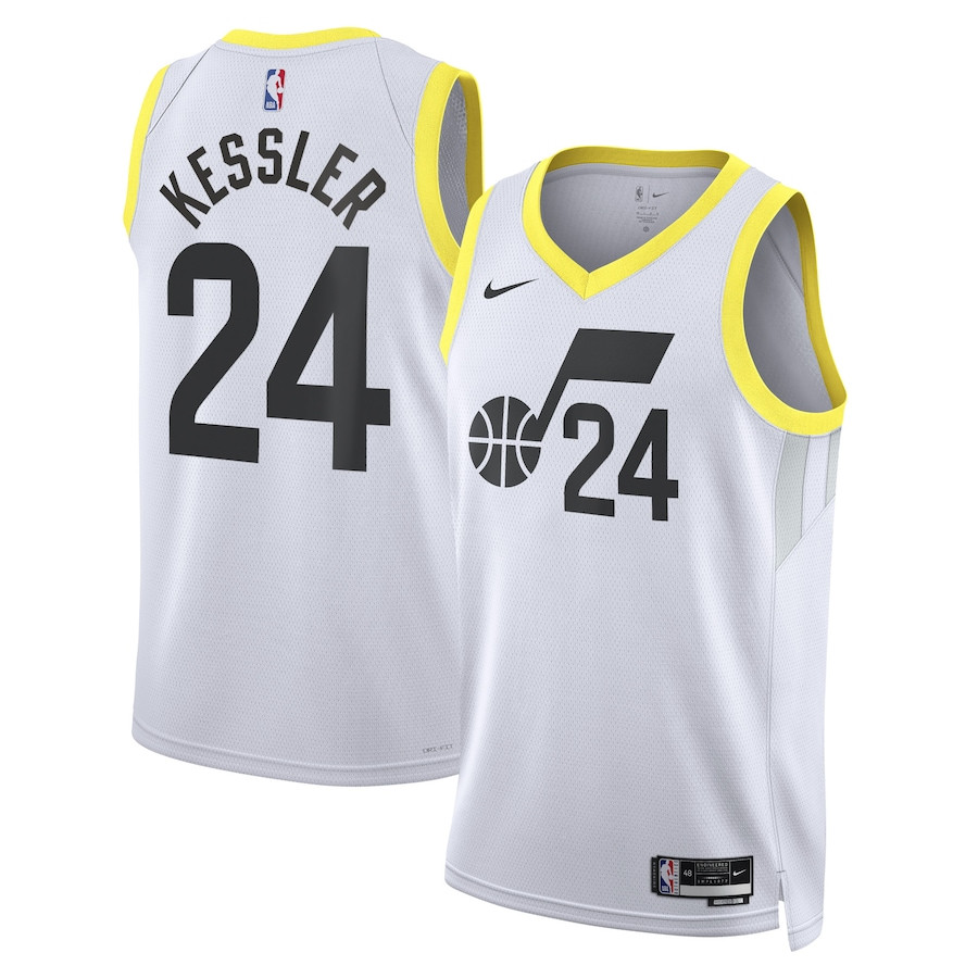 Walker Kessler 24 Utah Jazz Unisex Swingman Association Editio White NBA Jersey Unisex