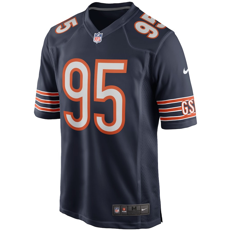 Richard Dent 95 Chicago Bears Game Retired Navy NFL Jersey Men's