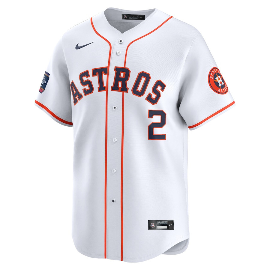 Alex Bregman 2 Houston Astros 2024 World Tour Mexico City Series Home Limited White MLB Jersey Men's