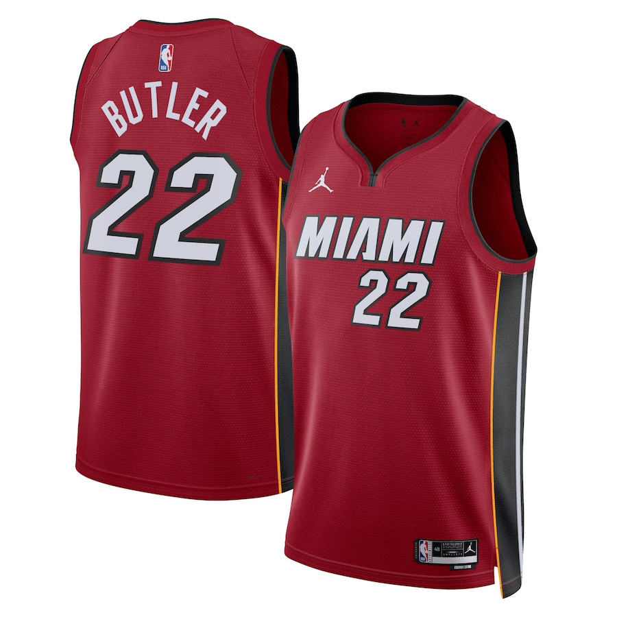 Jimmy Butler 22 Miami Heat Unisex Swingman Statement Edition Crimson NBA Jersey Unisex