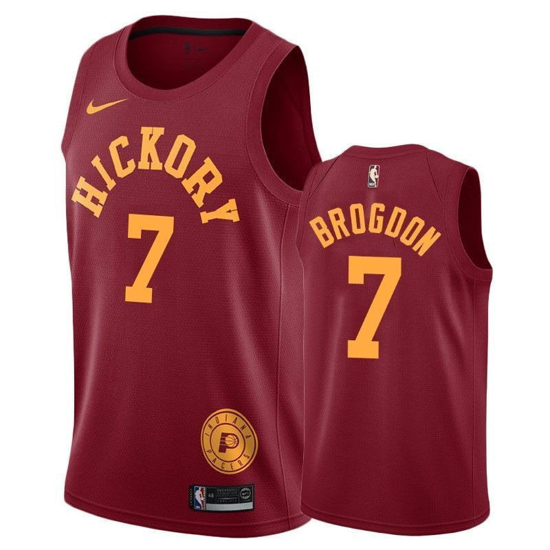 Indiana Pacers Malcolm Brogdon 7 Hardwood Classics NBA Jersey Men's