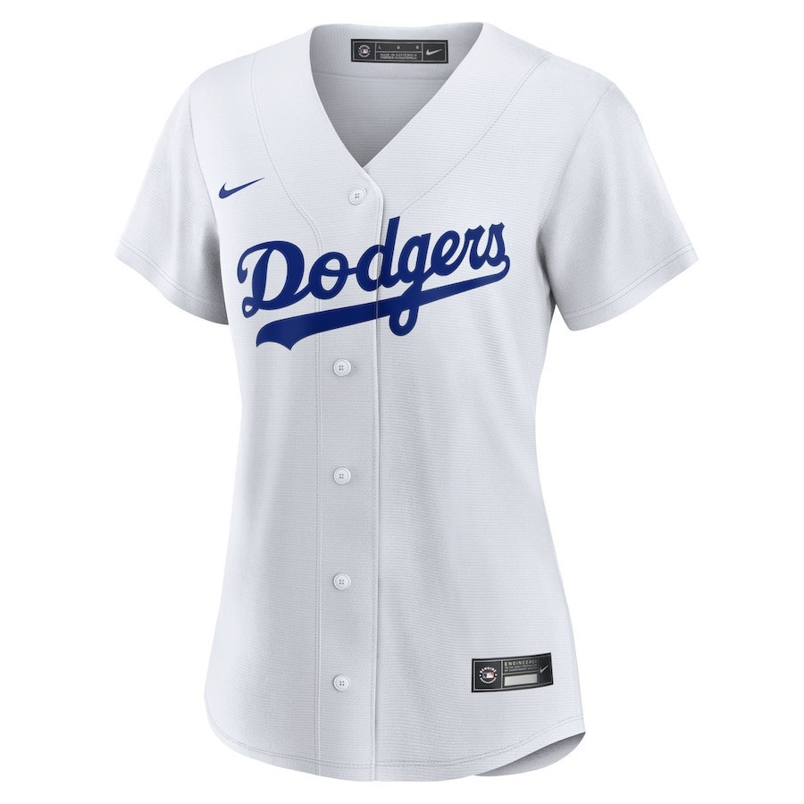 Shohei Ohtani 17 Signed Los Angeles Dodgers Home White MLB Jersey Women's