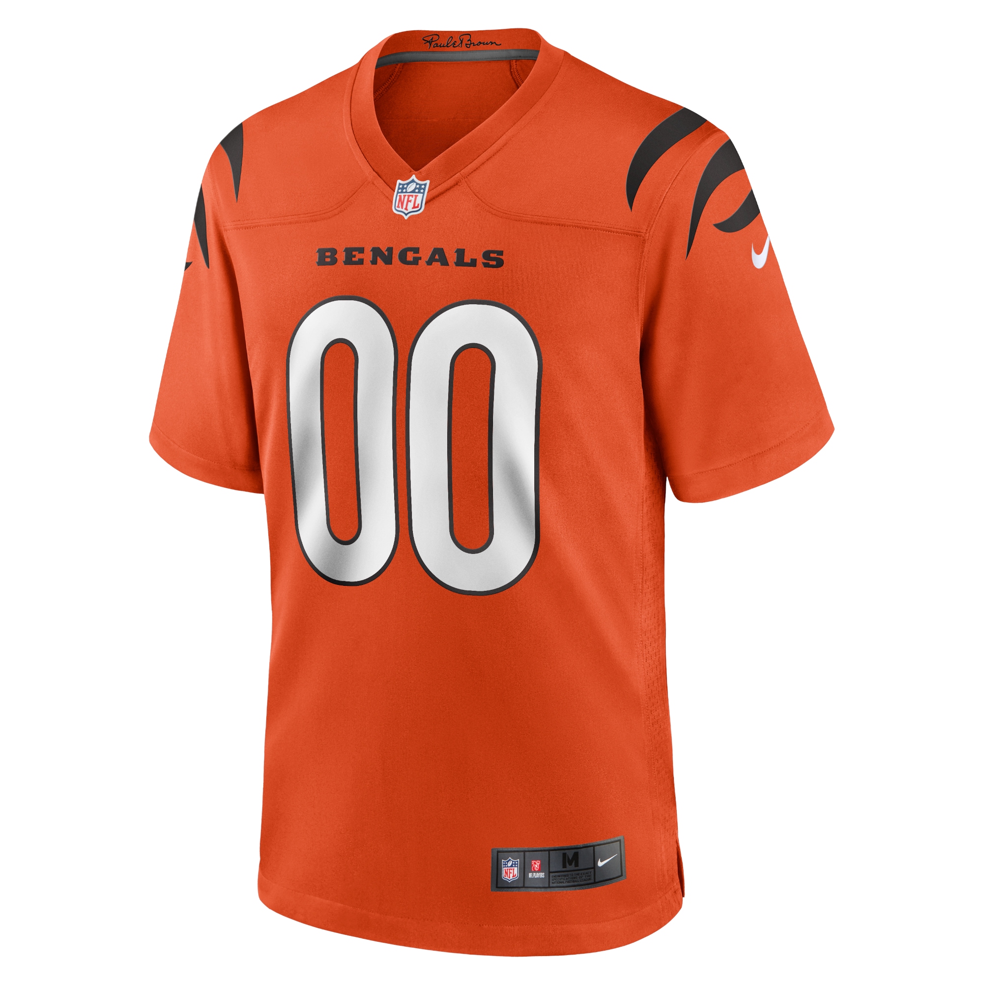 Cincinnati Bengals Orange Alternate Game Custom NFL Jersey Men's