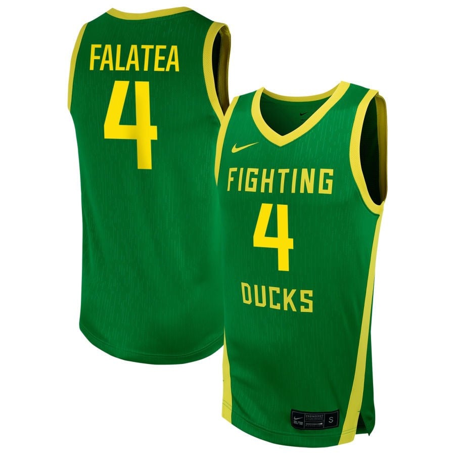 Nani Falatea 4 Oregon Duck Unisex NIL Green NCAA Jersey Unisex