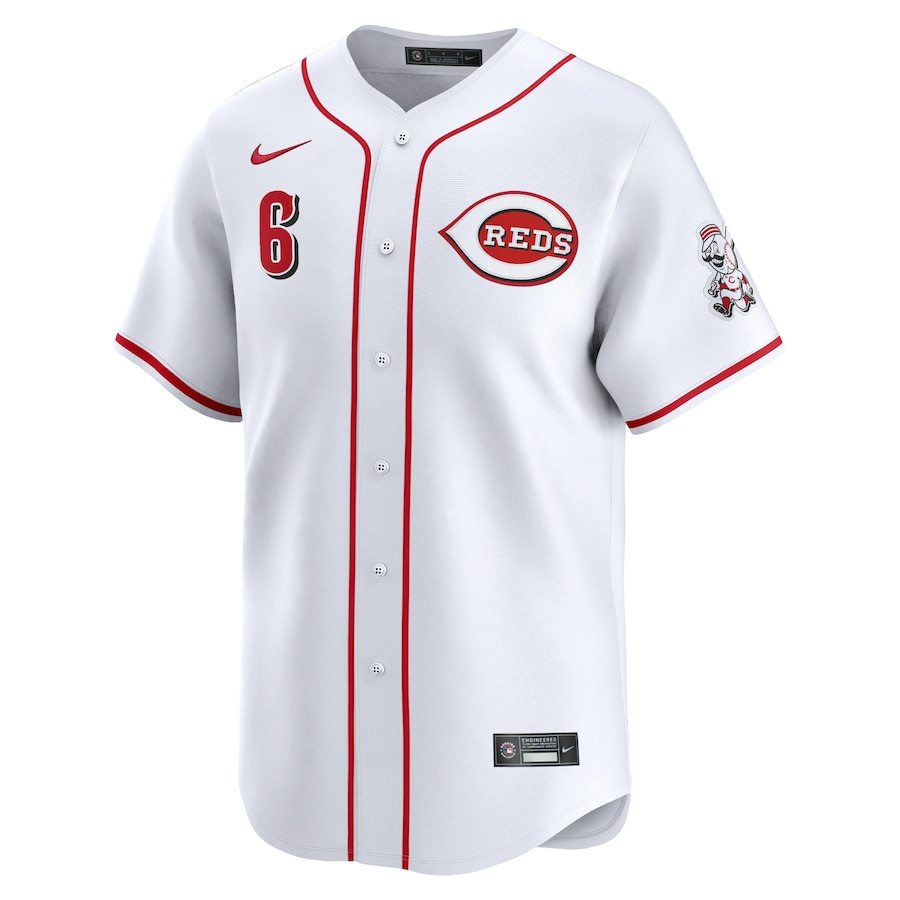Jonathan India 6 Cincinnati Reds Home Limited Player White MLB Jersey Men's
