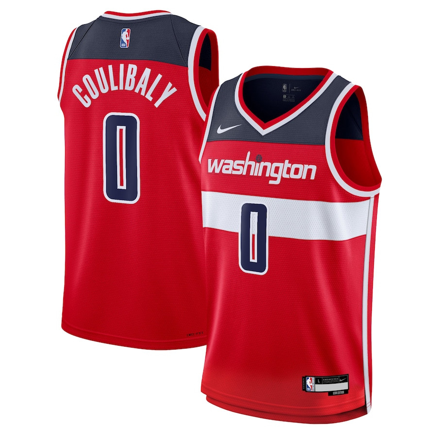 Bilal Coulibaly 0 Washington Wizards Unisex Swingman Icon Edition Red NBA Jersey Unisex