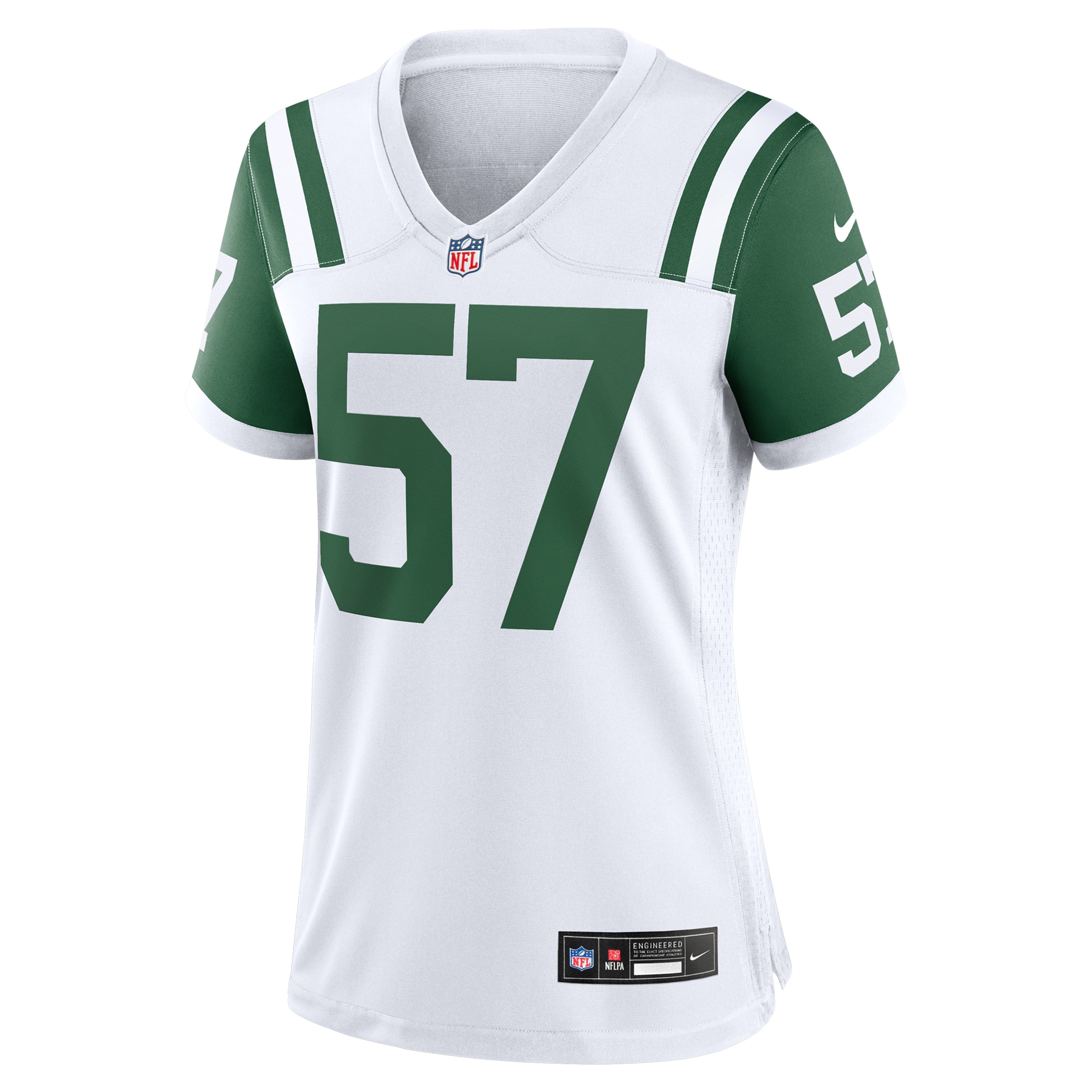 New York Jets C.J. Mosley White Classic Alternate Game NFL Jersey Women's