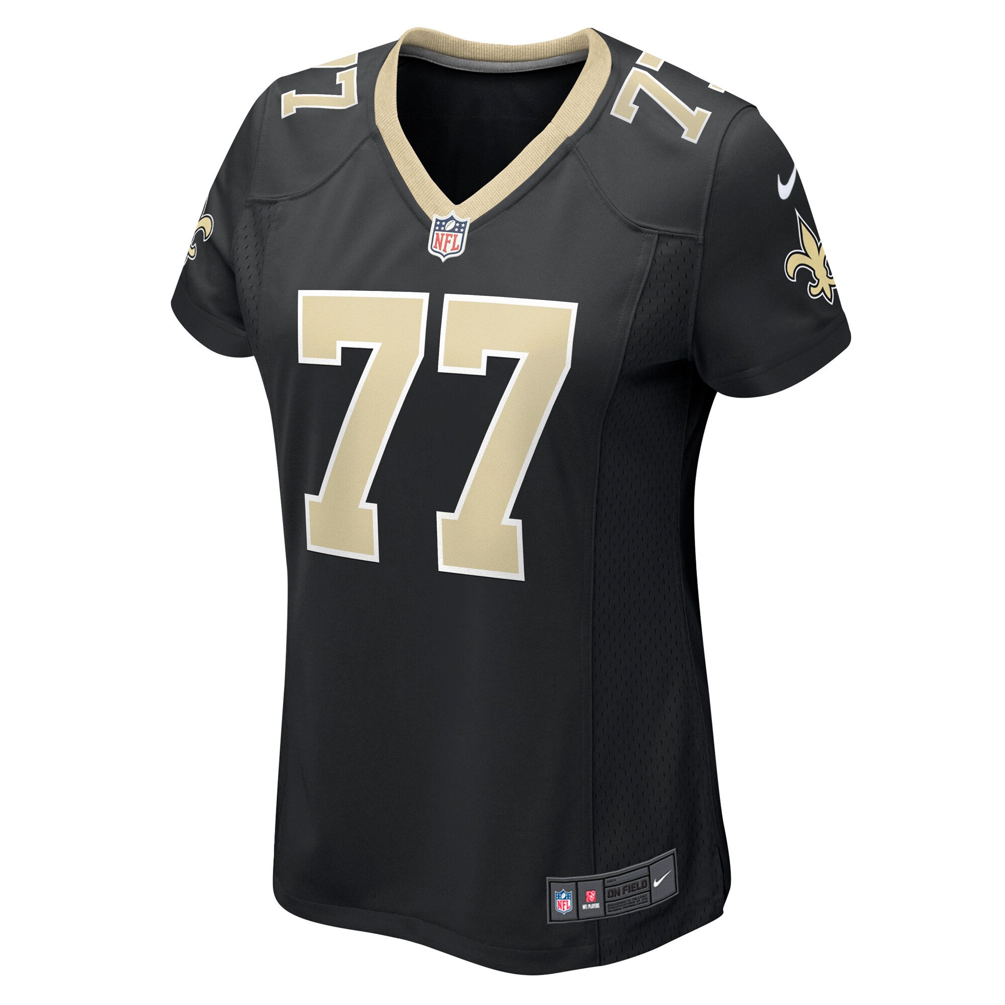 New Orleans Saints Justin Herron Black Game NFL Jersey Women's