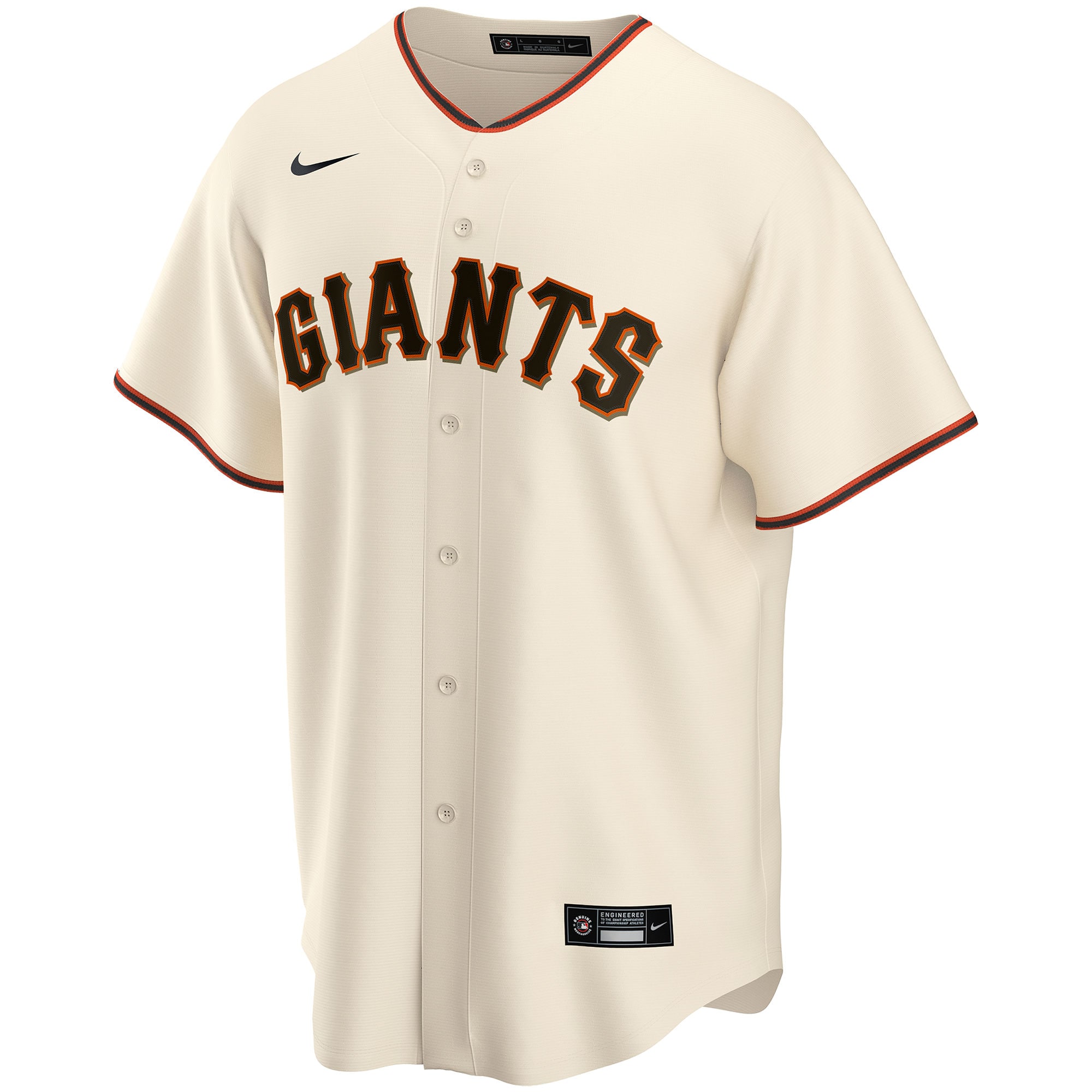 San Francisco Giants Cream Home Pick-A-Player Retired Roster MLB Jersey Men's