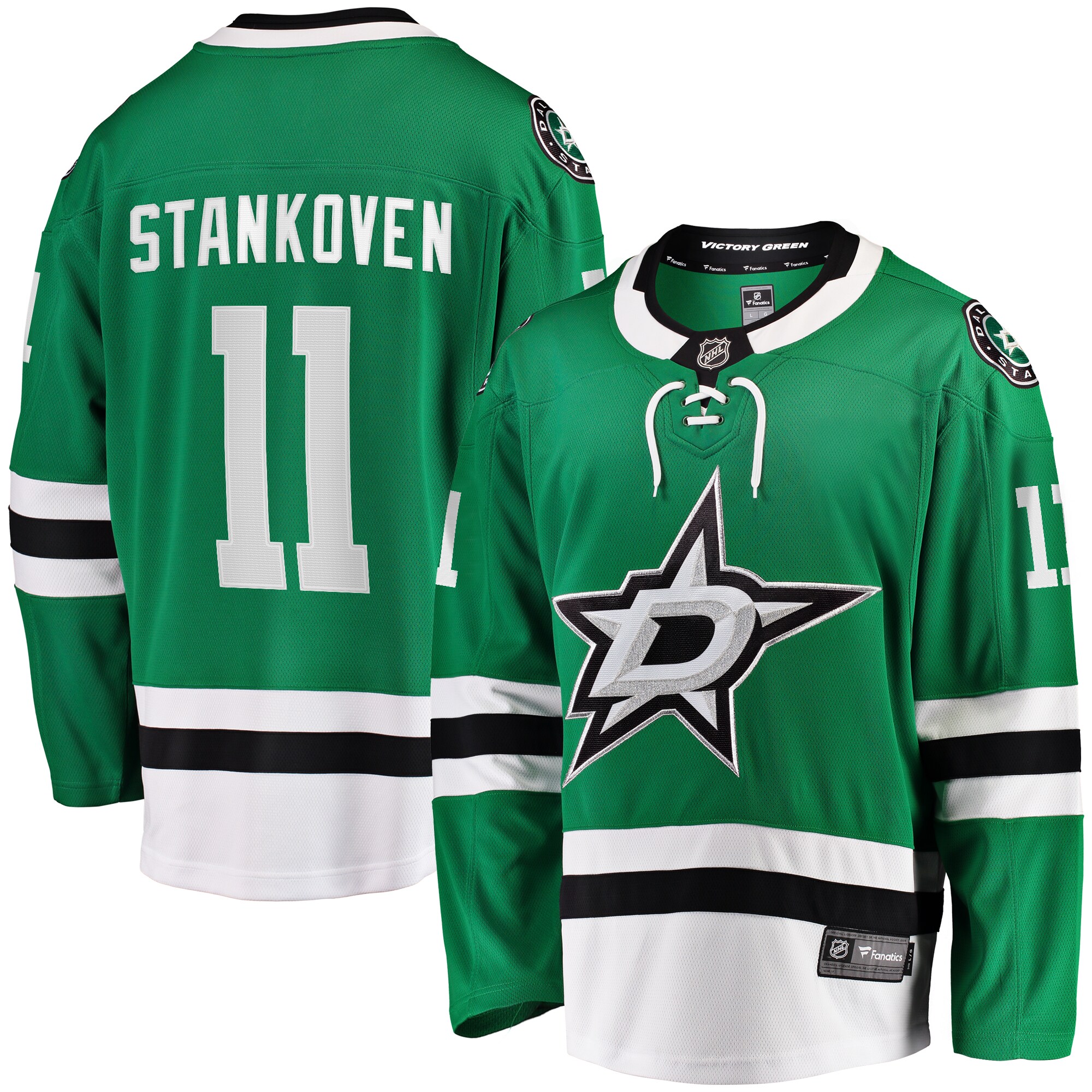 Dallas Stars Logan Stankoven Kelly Green Premier Breakaway Player NHL Jersey Men's