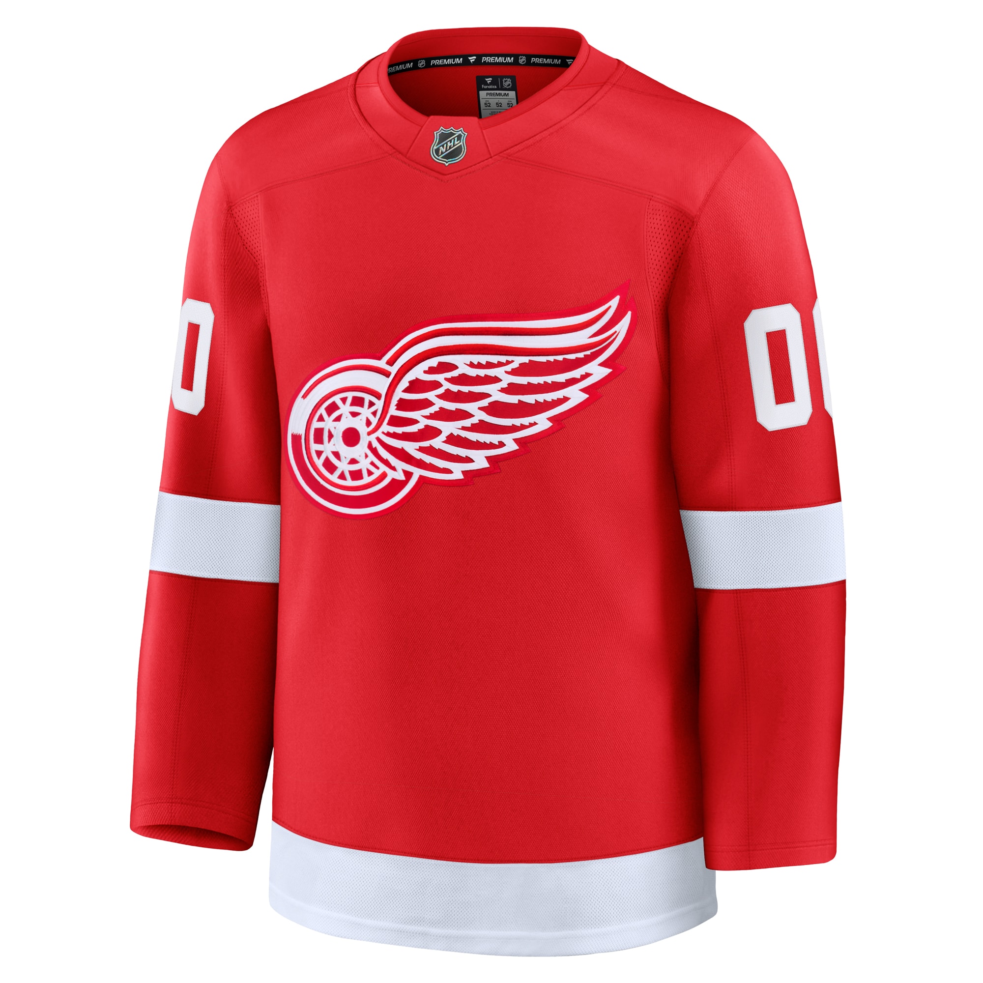 Detroit Red Wings Red Home Premium Custom NHL Jersey Men's