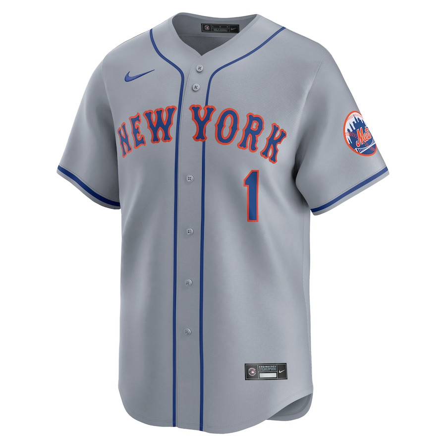 Jeff McNeil 1 New York Mets Away Limited Player Gray MLB Jersey Men's