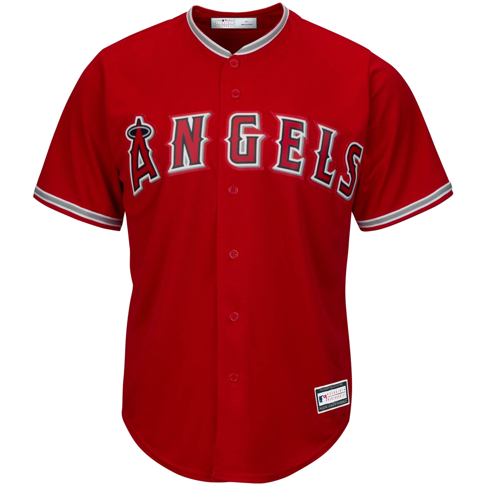 Los Angeles Angels Mike Trout Red Big Tall Player MLB Jersey Men's