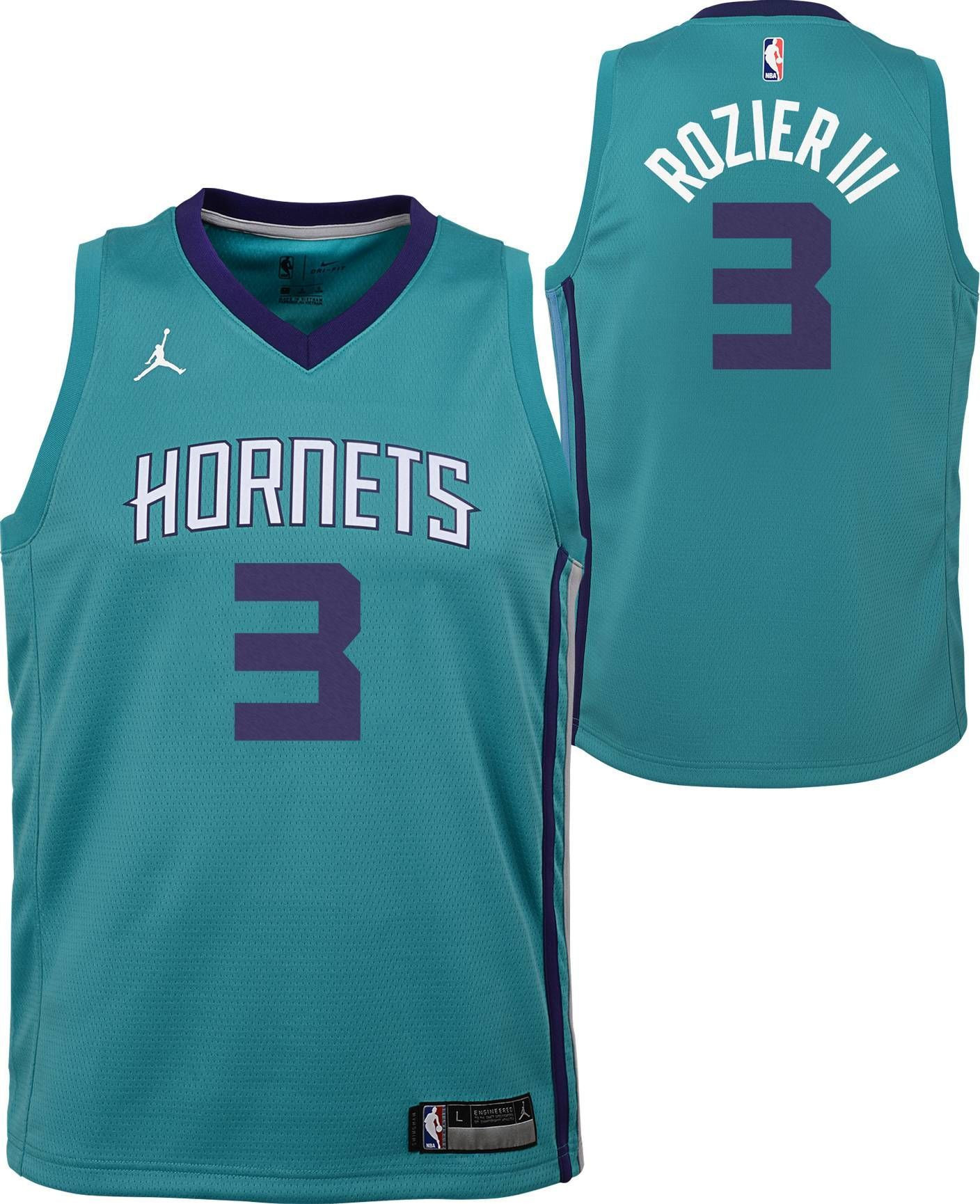Jorda Charlotte Hornets Terry Rozier 3 Swingman NBA Jersey Youth