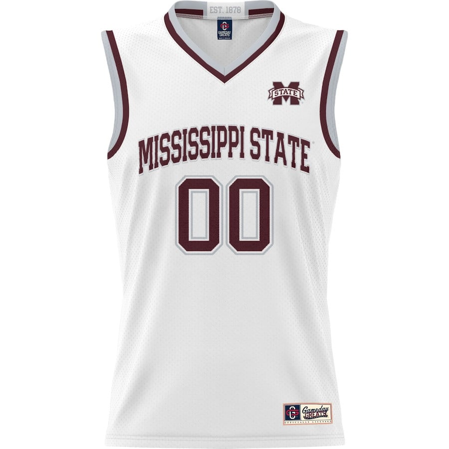 Mississippi State Bulldogs NIL Custom White NCAA Jersey Men's