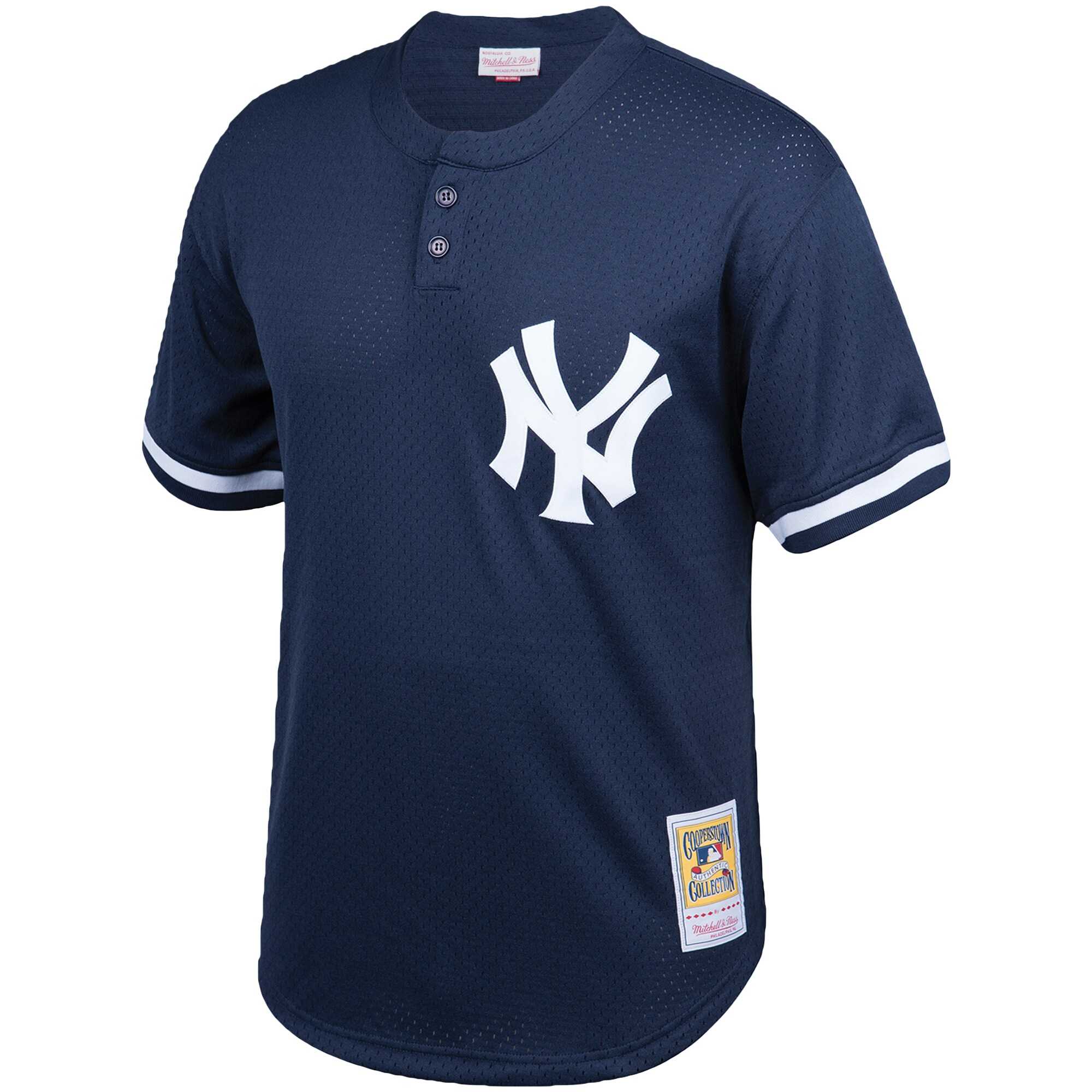 New York Yankees Don Mattingly Mitchell Ness Navy Cooperstown Collection Big Tall Mesh Batting Practice MLB Jersey Men's