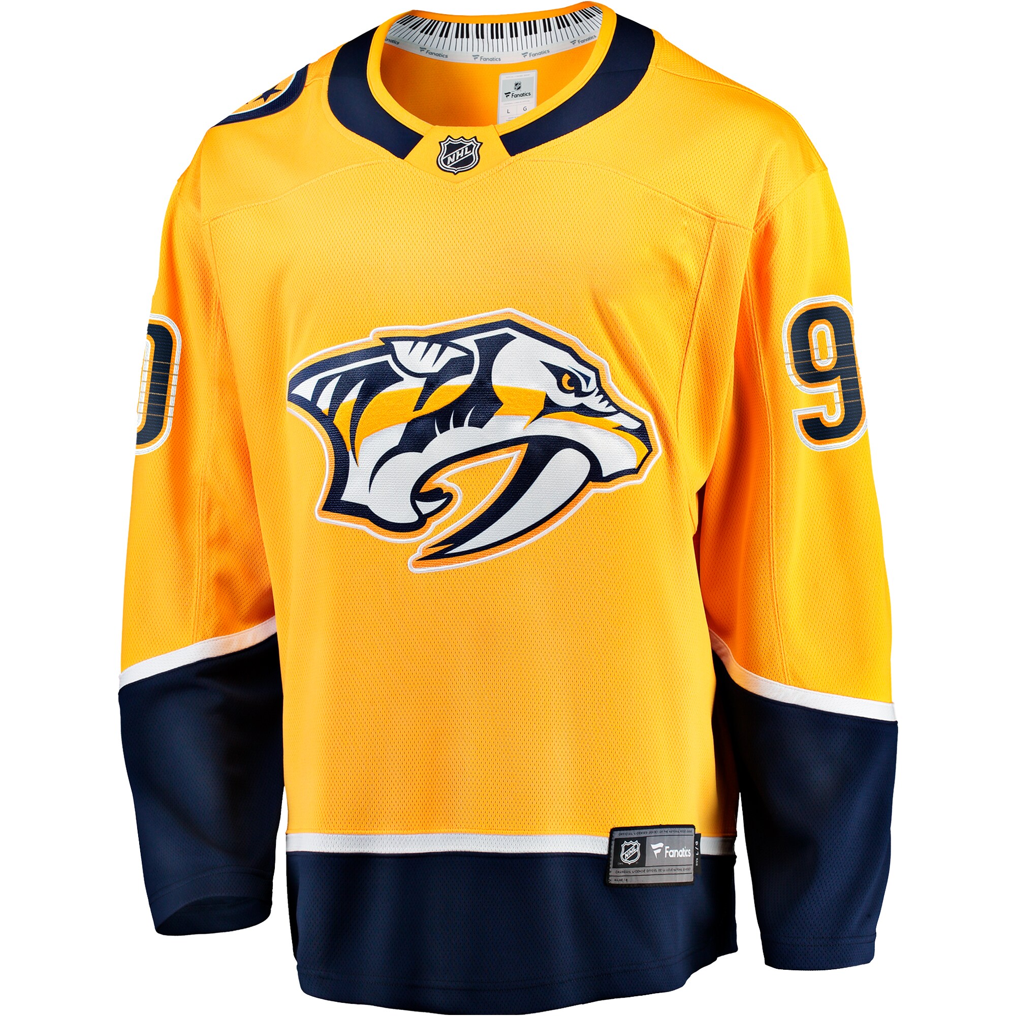 Nashville Predators Ryan O'Reilly Gold Home Breakaway NHL Jersey Men's